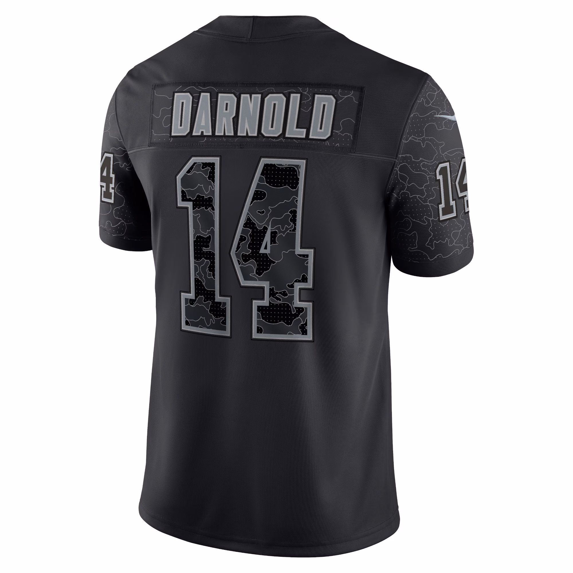 Sam Darnold Carolina Panthers RFLCTV Limited Jersey - Black