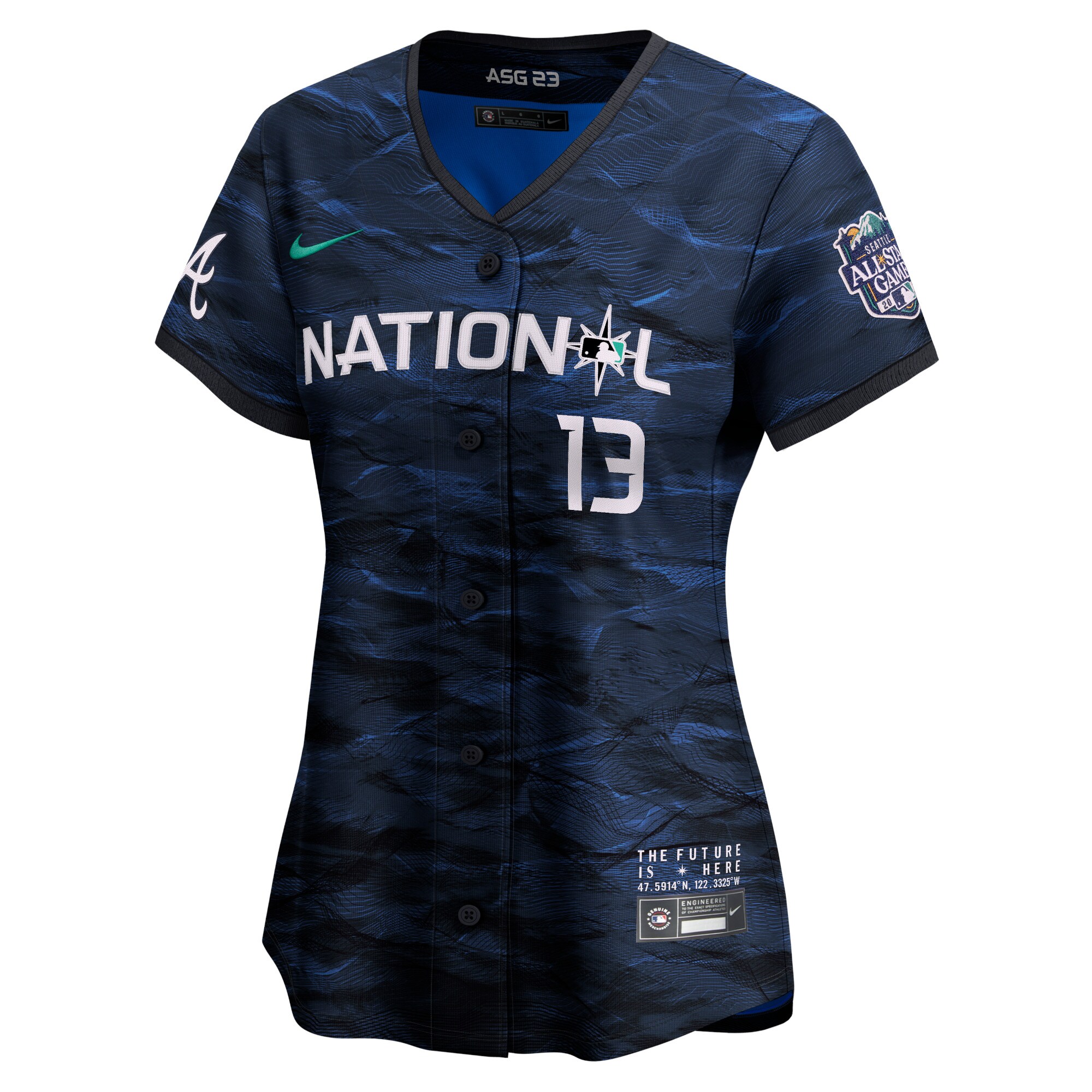 Ronald Acuña Jr. National League  Women's 2023 MLB All-Star Game Limited Player Jersey - Royal