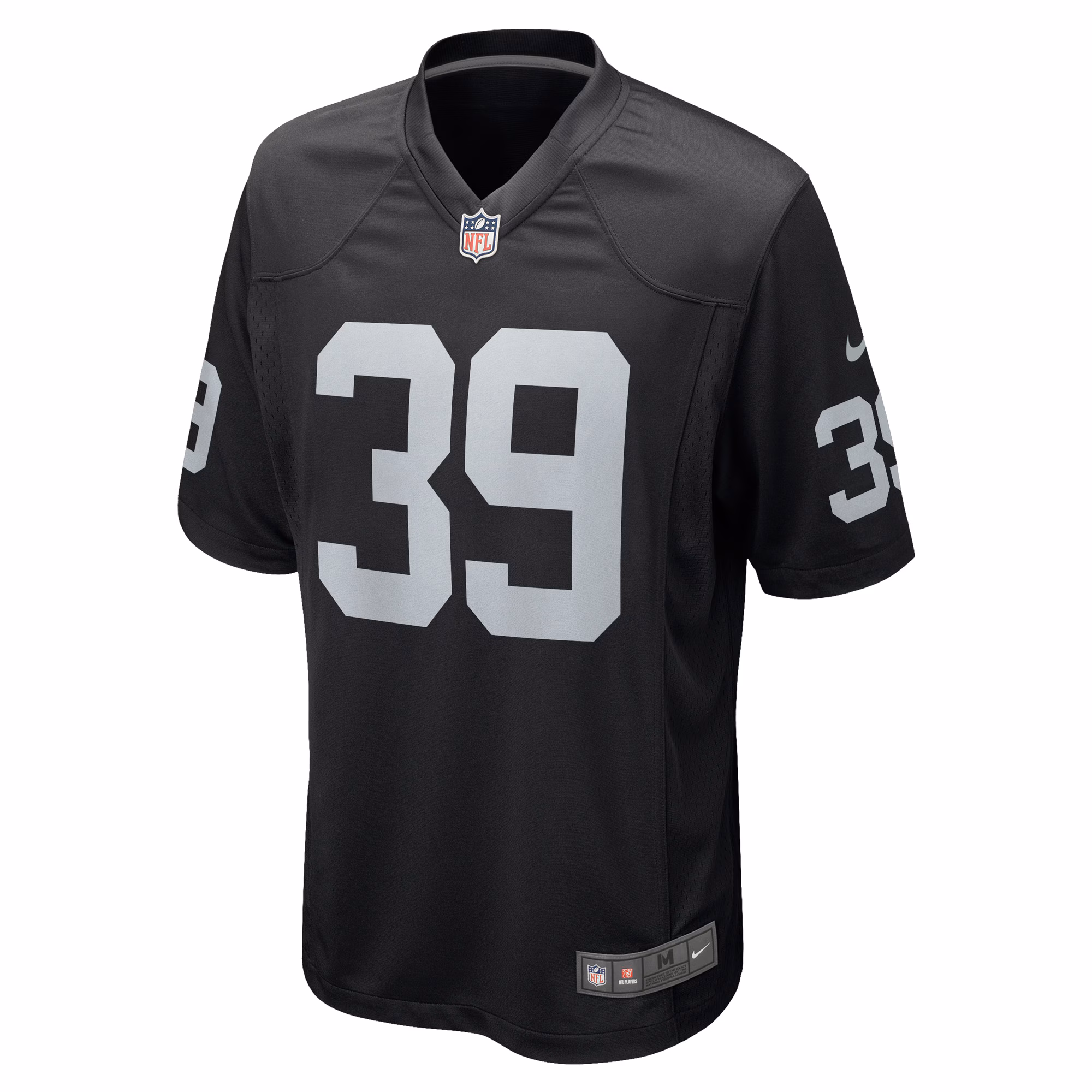 Nate Hobbs Las Vegas Raiders Game Jersey - Black