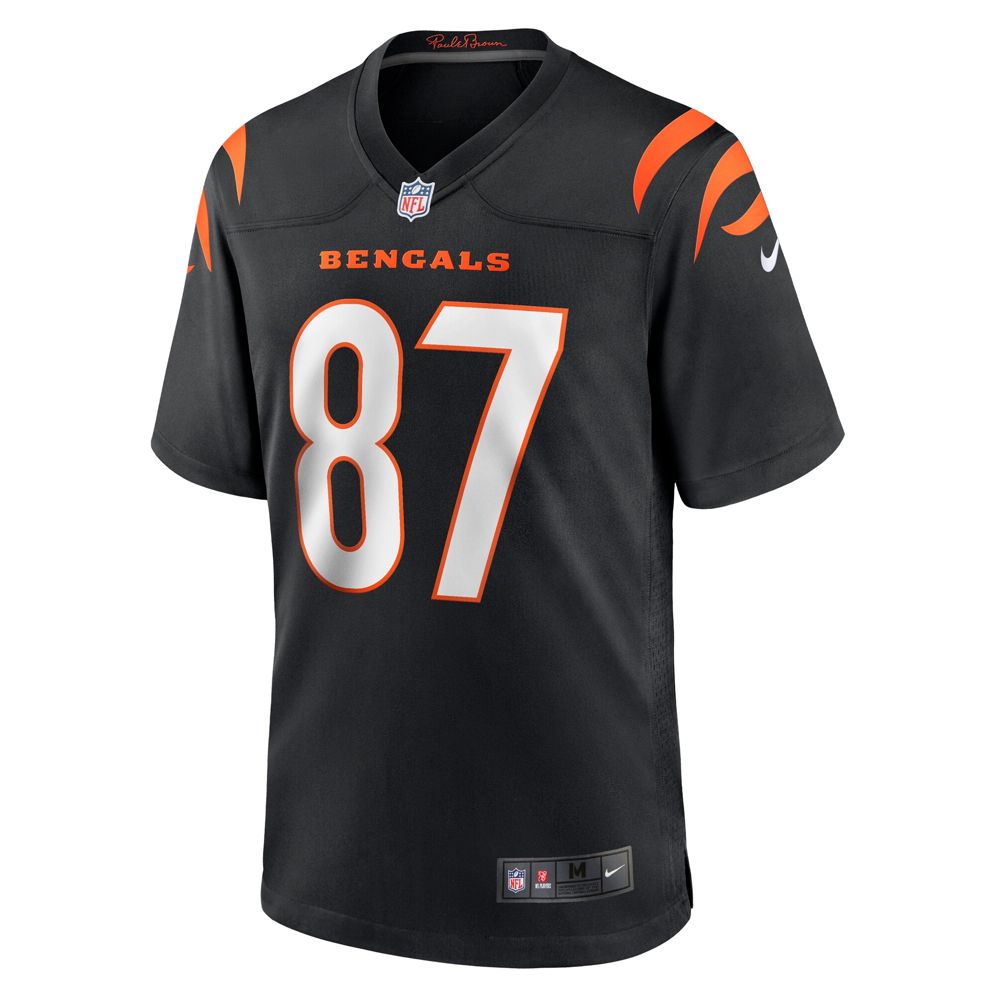 Tanner Hudson Cincinnati Bengals Home Game Player Jersey - Black
