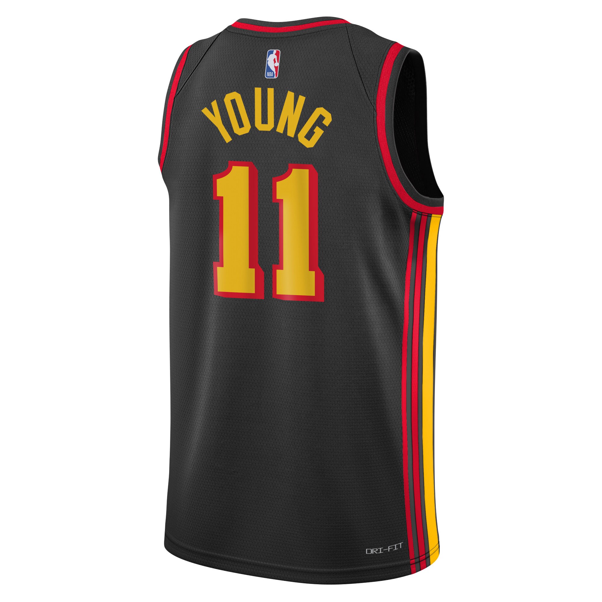 Trae Young Atlanta Hawks  Youth Swingman Jersey - Statement Edition - Black
