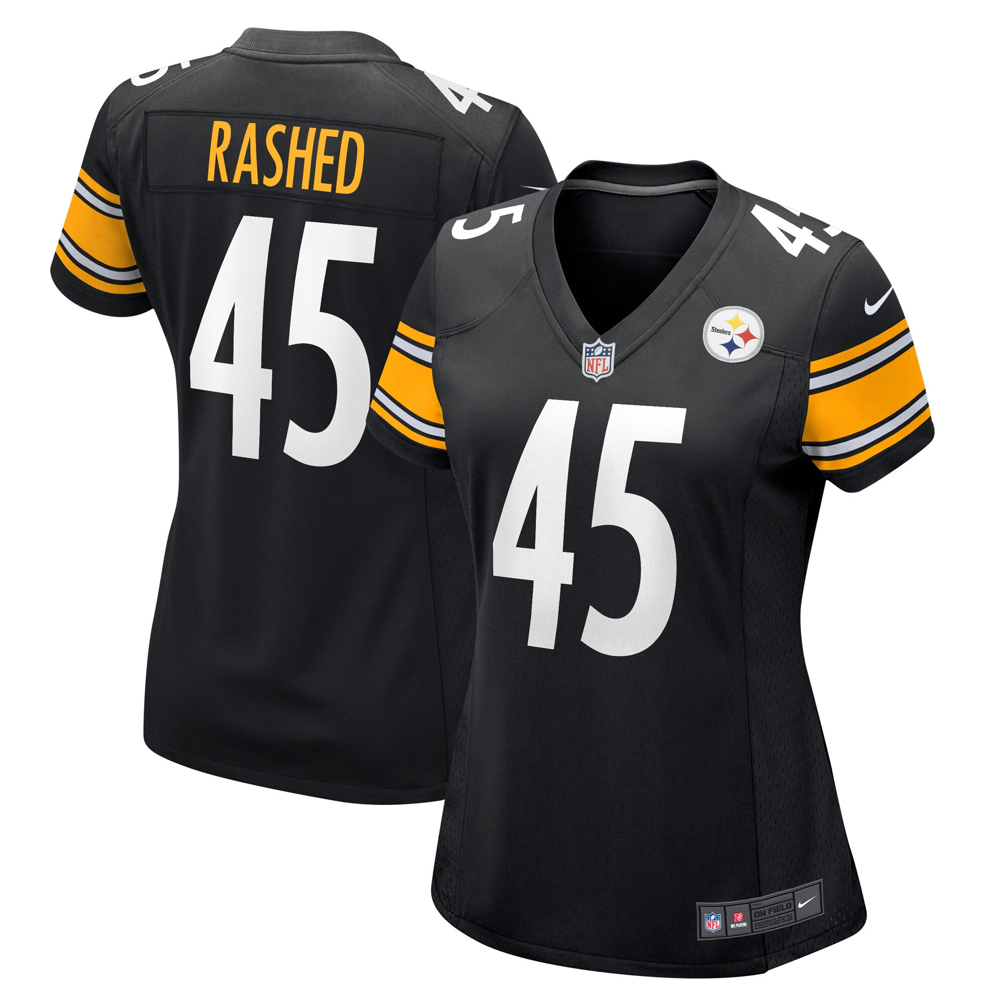 Hamilcar Rashed Jr. Pittsburgh Steelers  Women's Game Player Jersey - Black