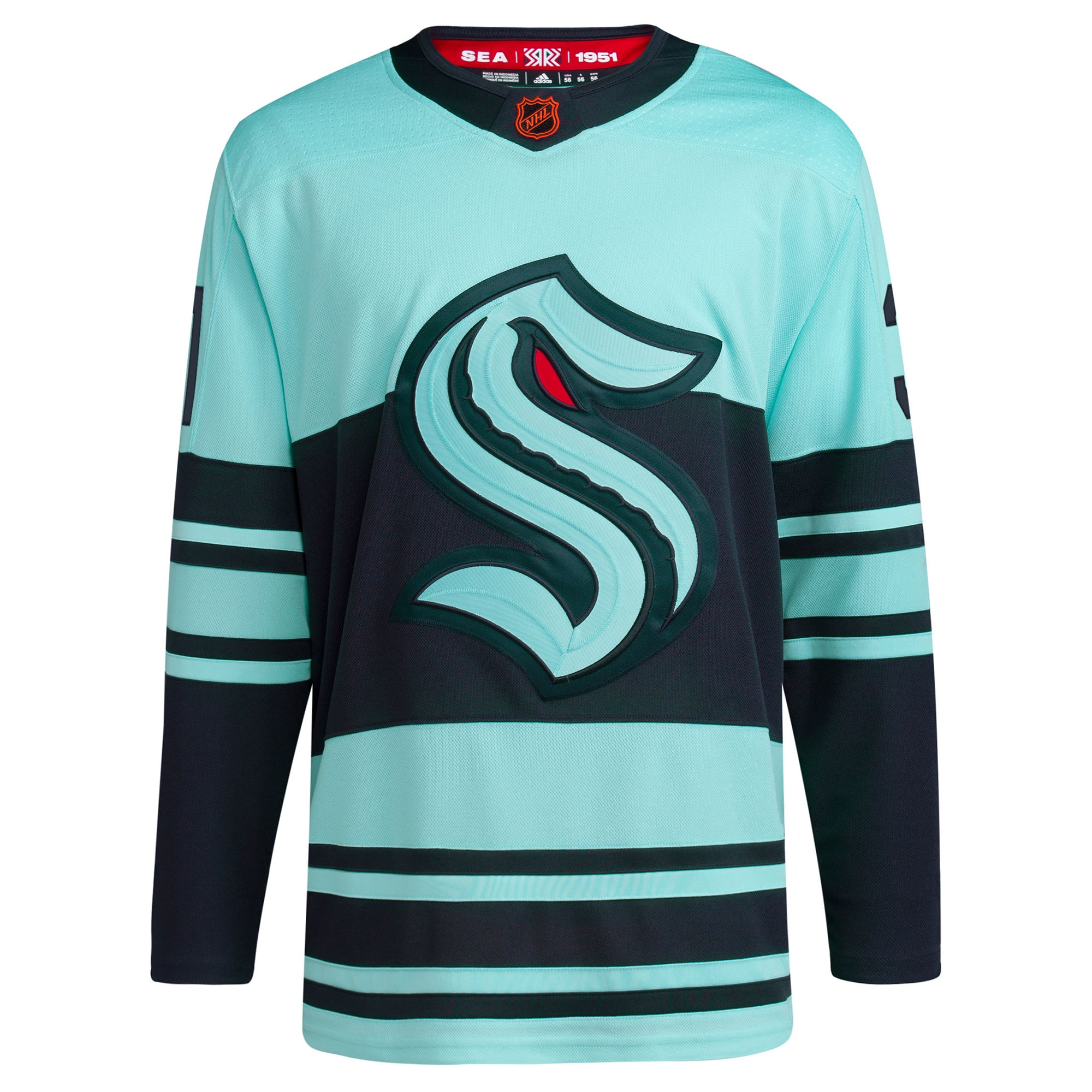 Philipp Grubauer Seattle Kraken  Reverse Retro 2.0 Authentic Player Jersey - Teal