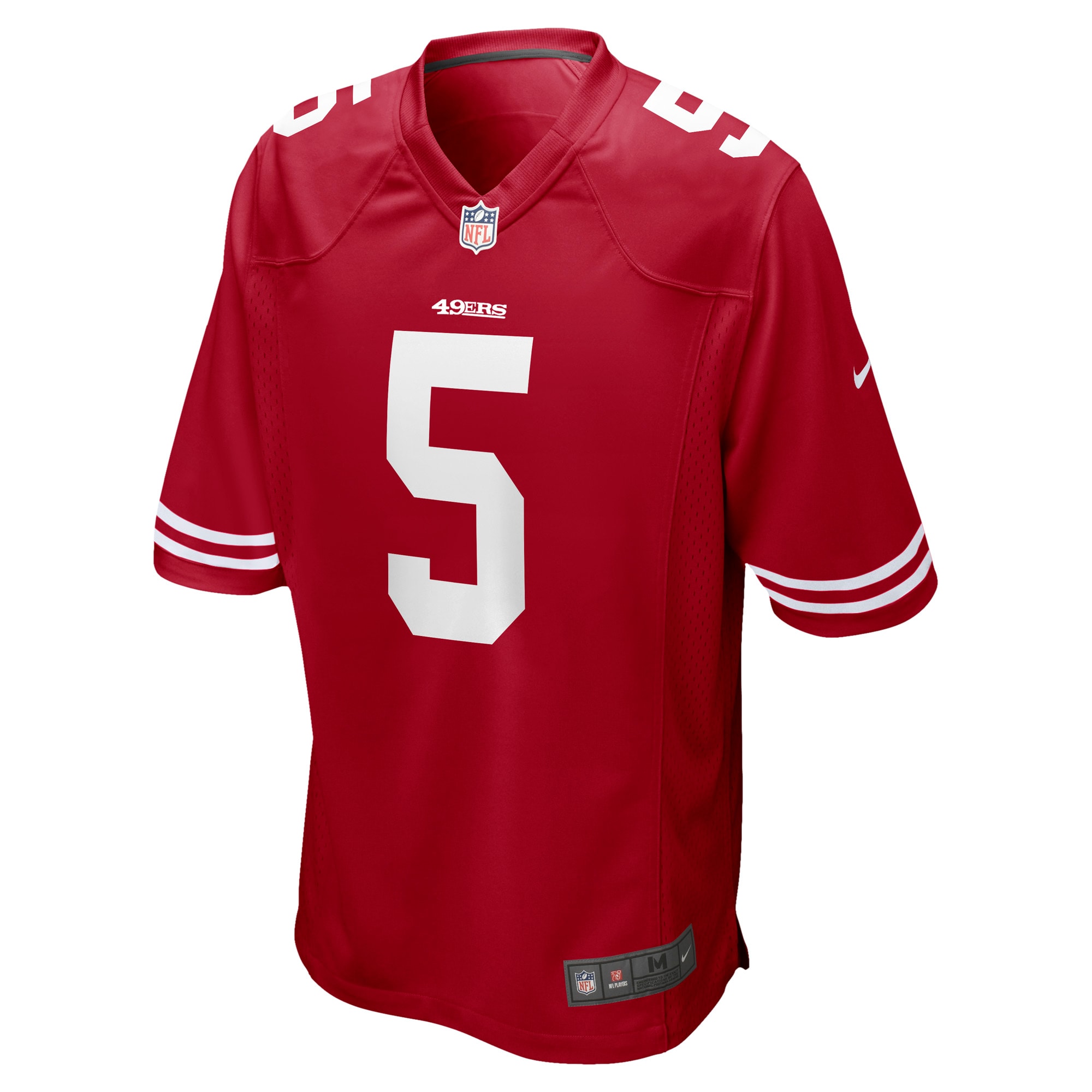 Trey Lance San Francisco 49ers  Game Jersey - Scarlet