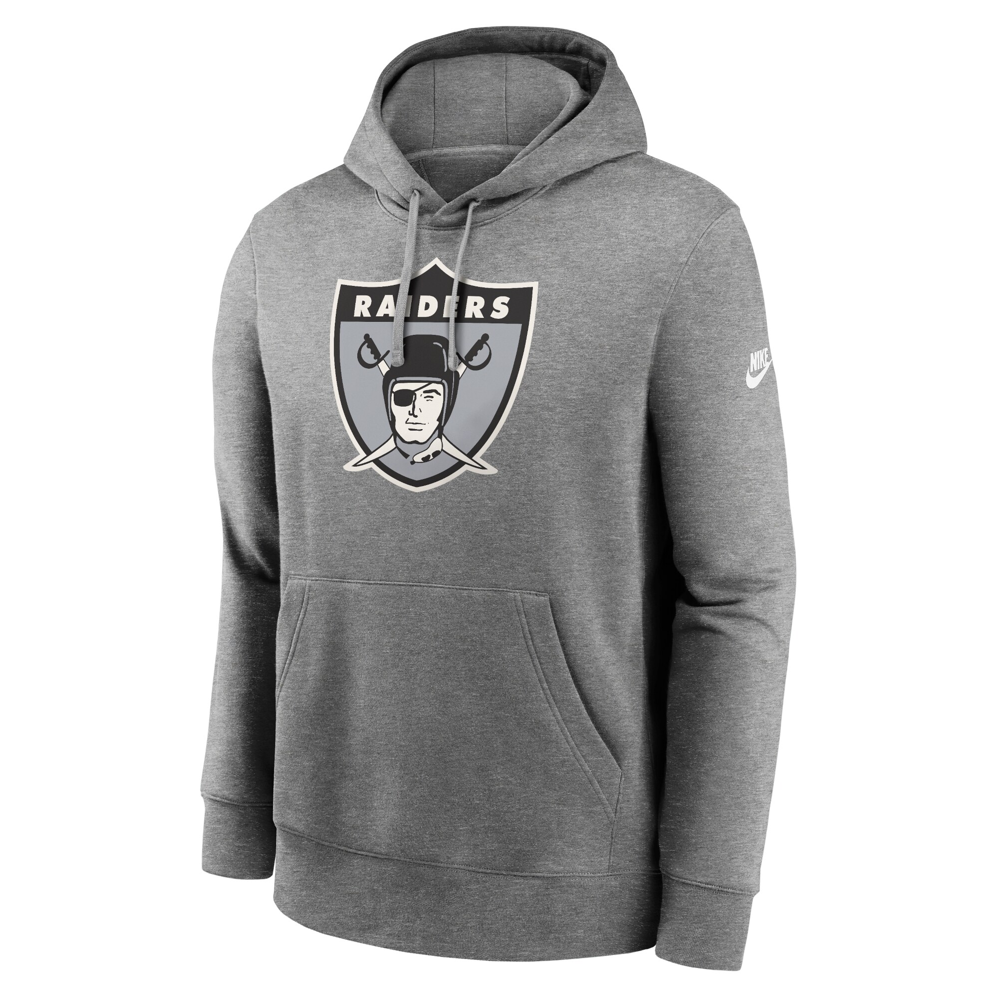Las Vegas Raiders Rewind Club Logo Pullover Hoodie - Black