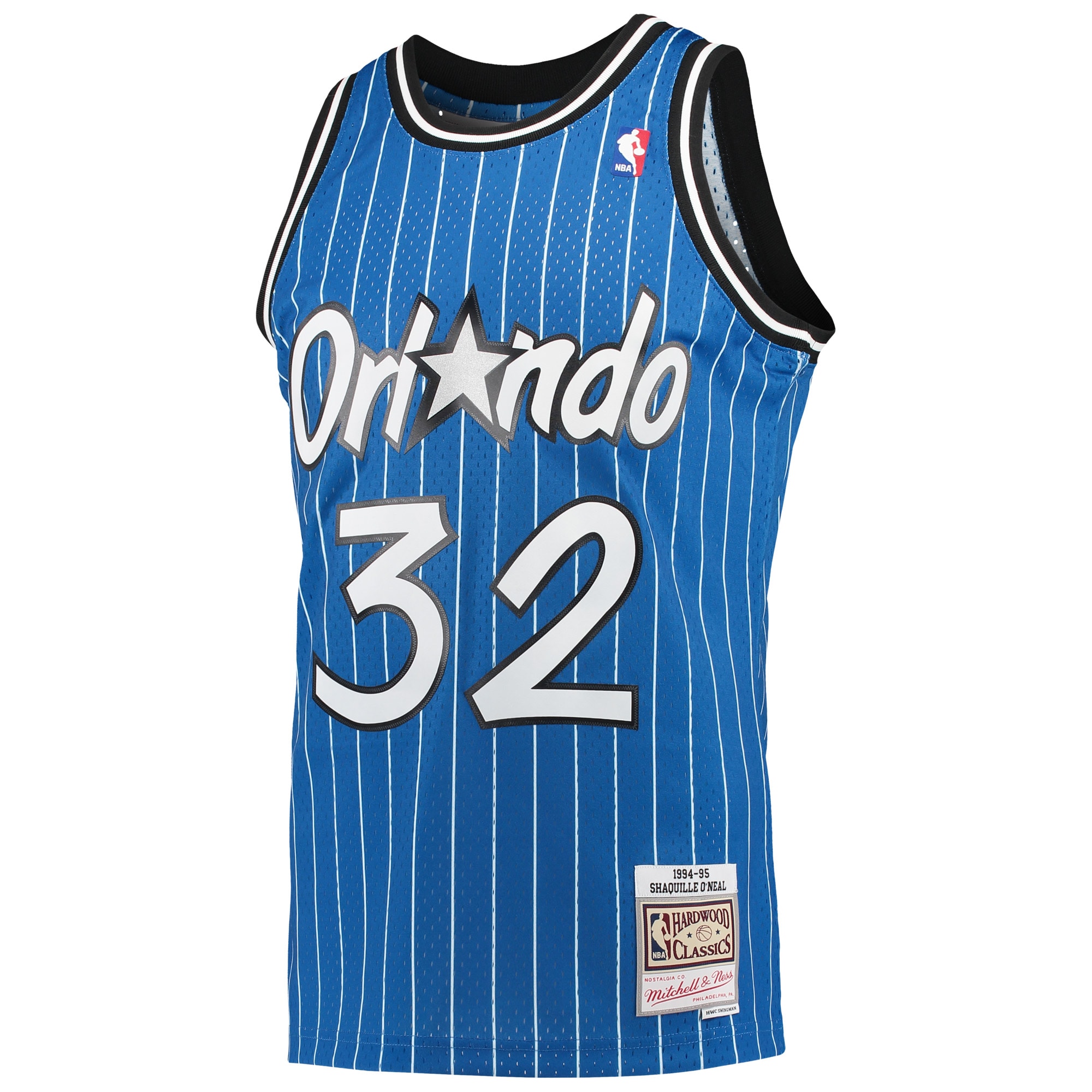 Shaquille O'Neal Orlando Magic Mitchell & Ness Hardwood Classics 1994-95 Swingman Jersey - Blue