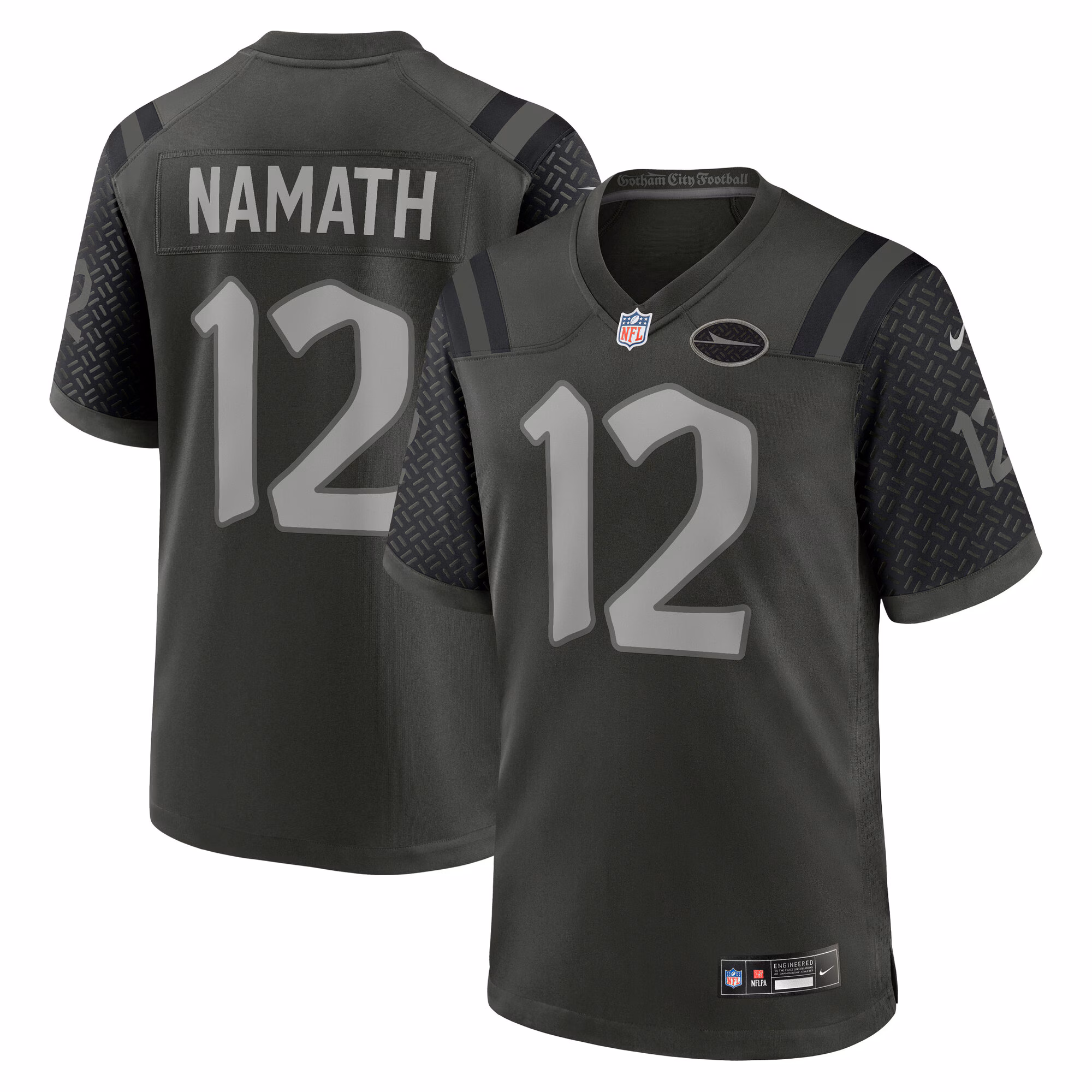 Joe Namath #12 New York Jets 2025 Rivalries Collection Retired Player Game Jersey - Gotham Green