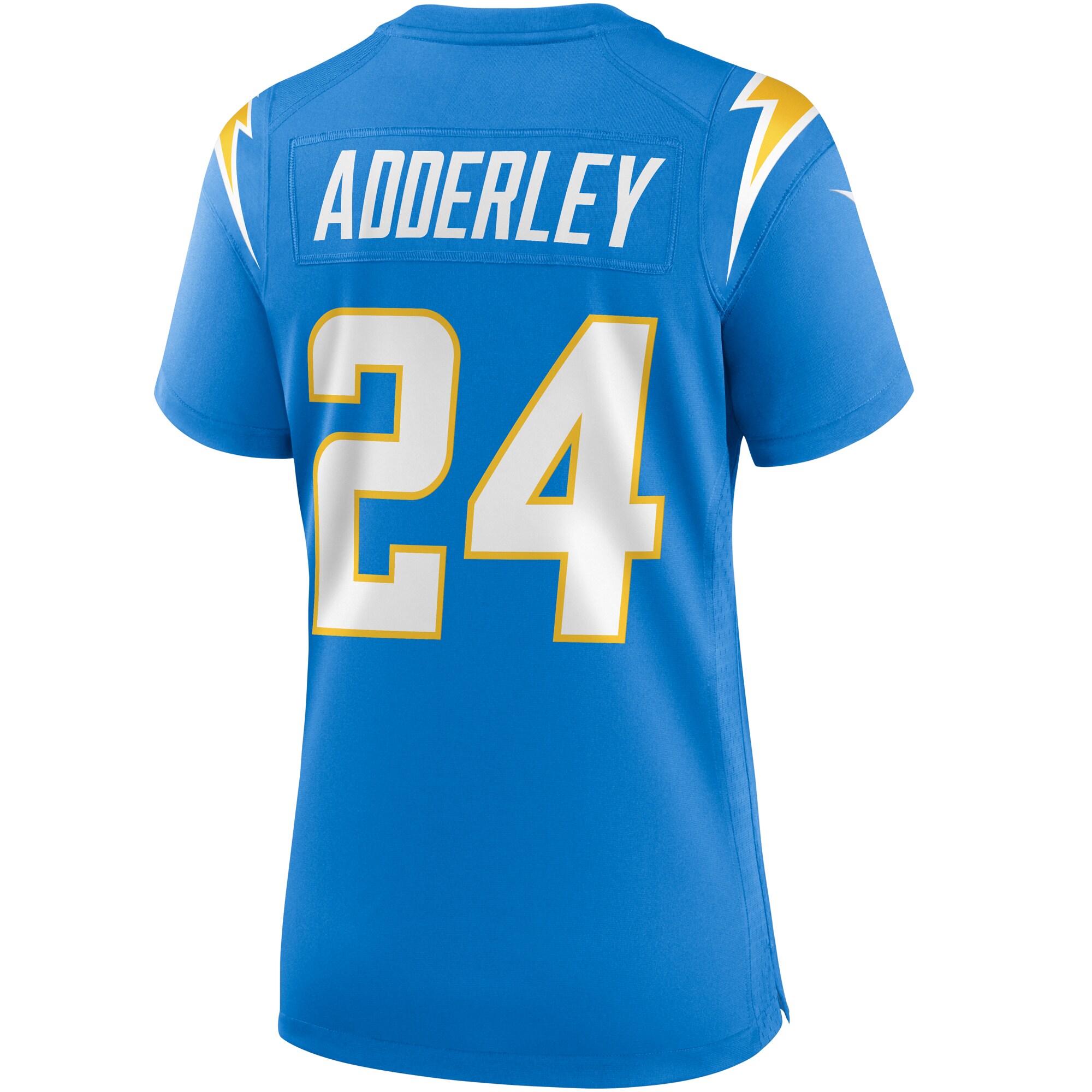 Nasir Adderley Los Angeles Chargers  Women's Game Jersey - Powder Blue