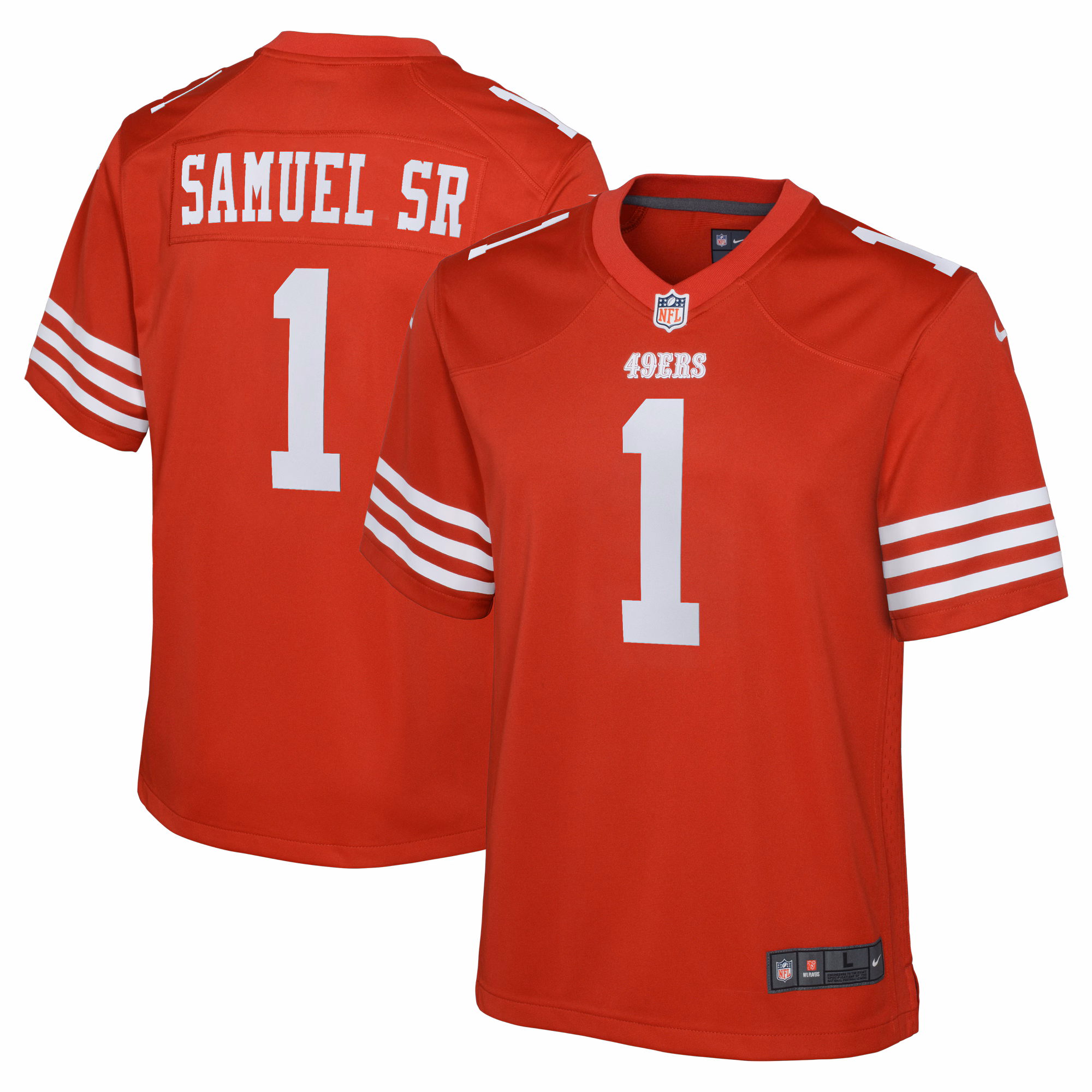 Deebo Samuel Sr San Francisco 49ers Youth Game Player Jersey - Scarlet
