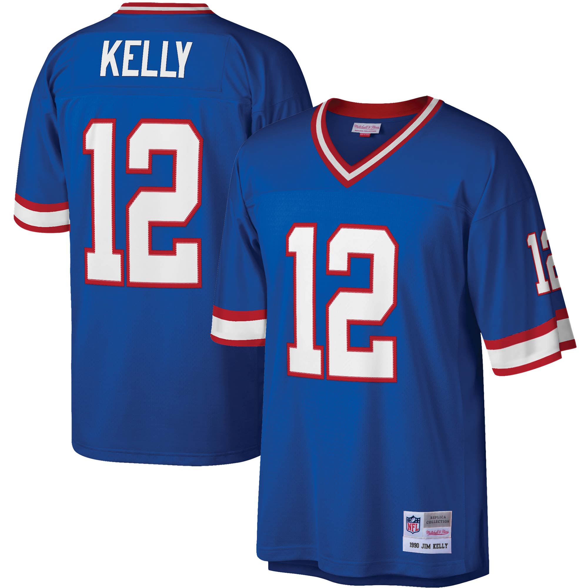 Jim Kelly Buffalo Bills  1990 Legacy Replica Jersey - Royal
