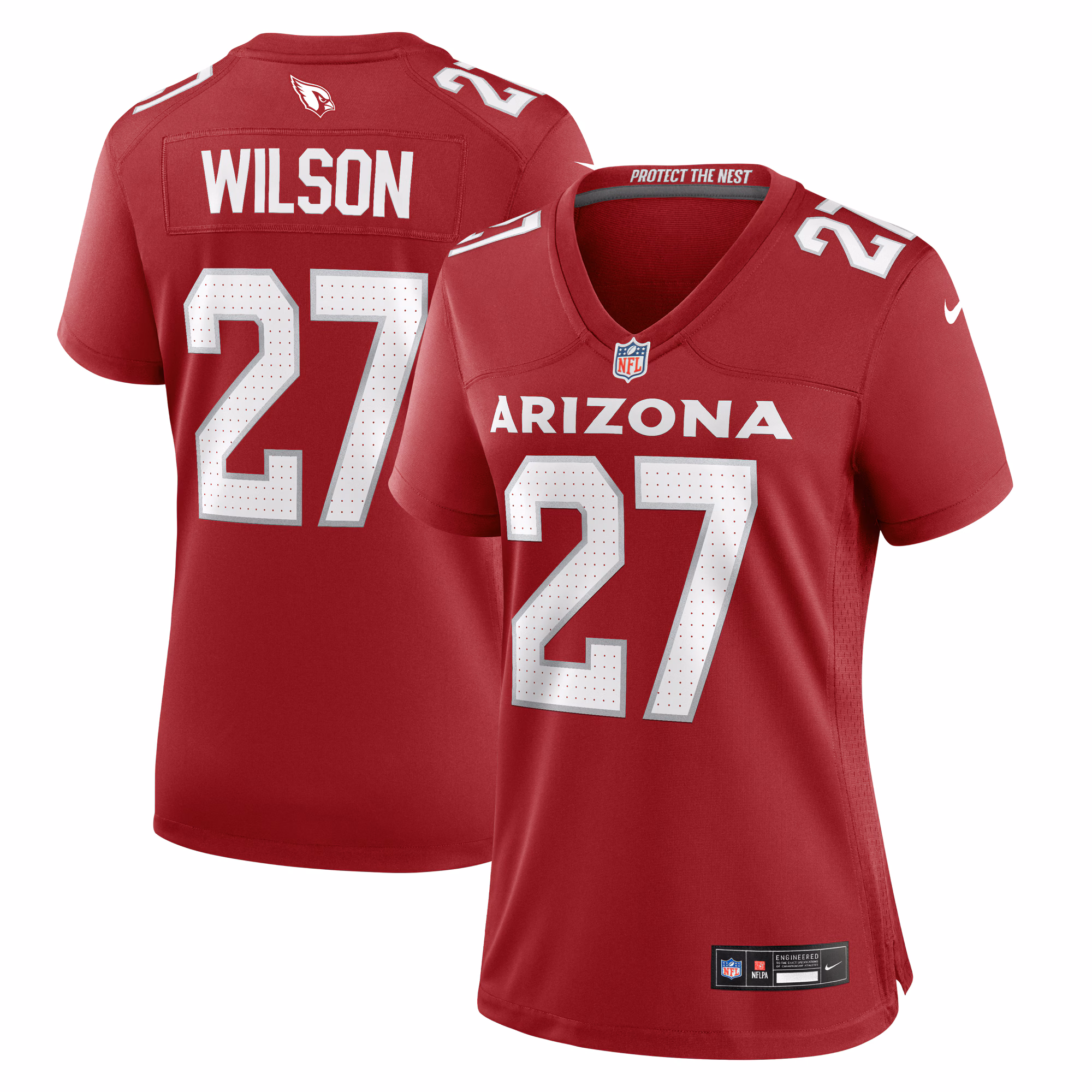 Divaad Wilson Arizona Cardinals Women's Team Game Jersey -  Cardinal