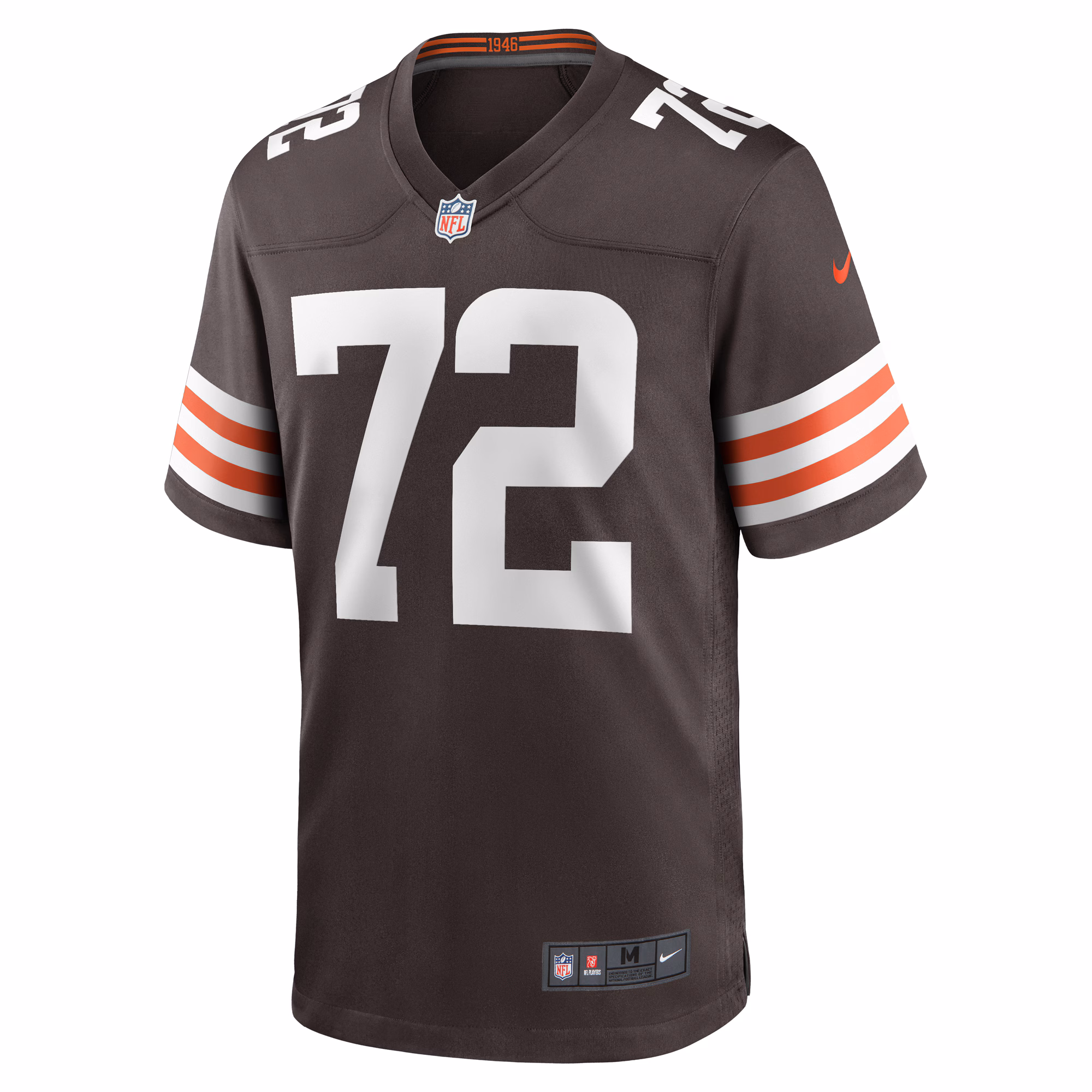 Ty Nsekhe Cleveland Browns  Game Jersey -  Brown