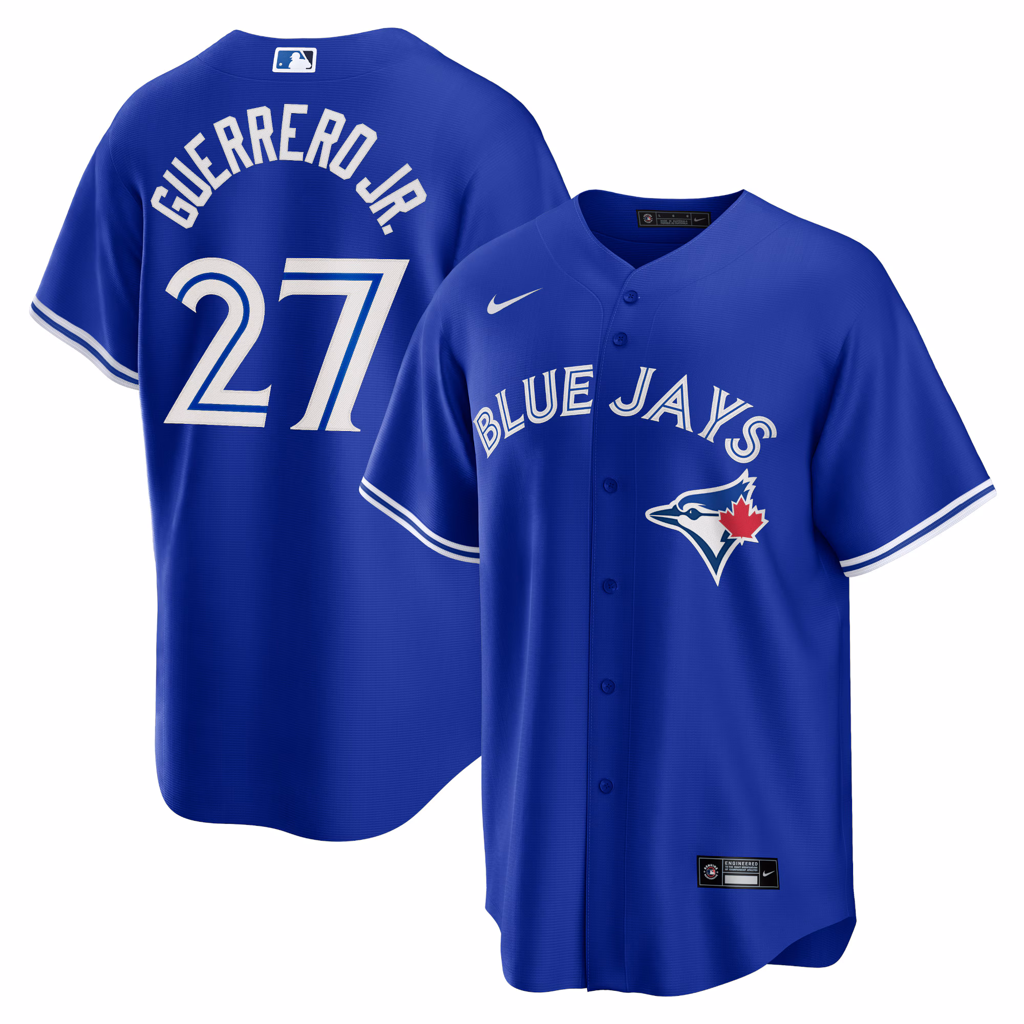 Vladimir Guerrero Jr. #27 Toronto Blue Jays Big & Tall Alternate Replica Player Jersey - Royal