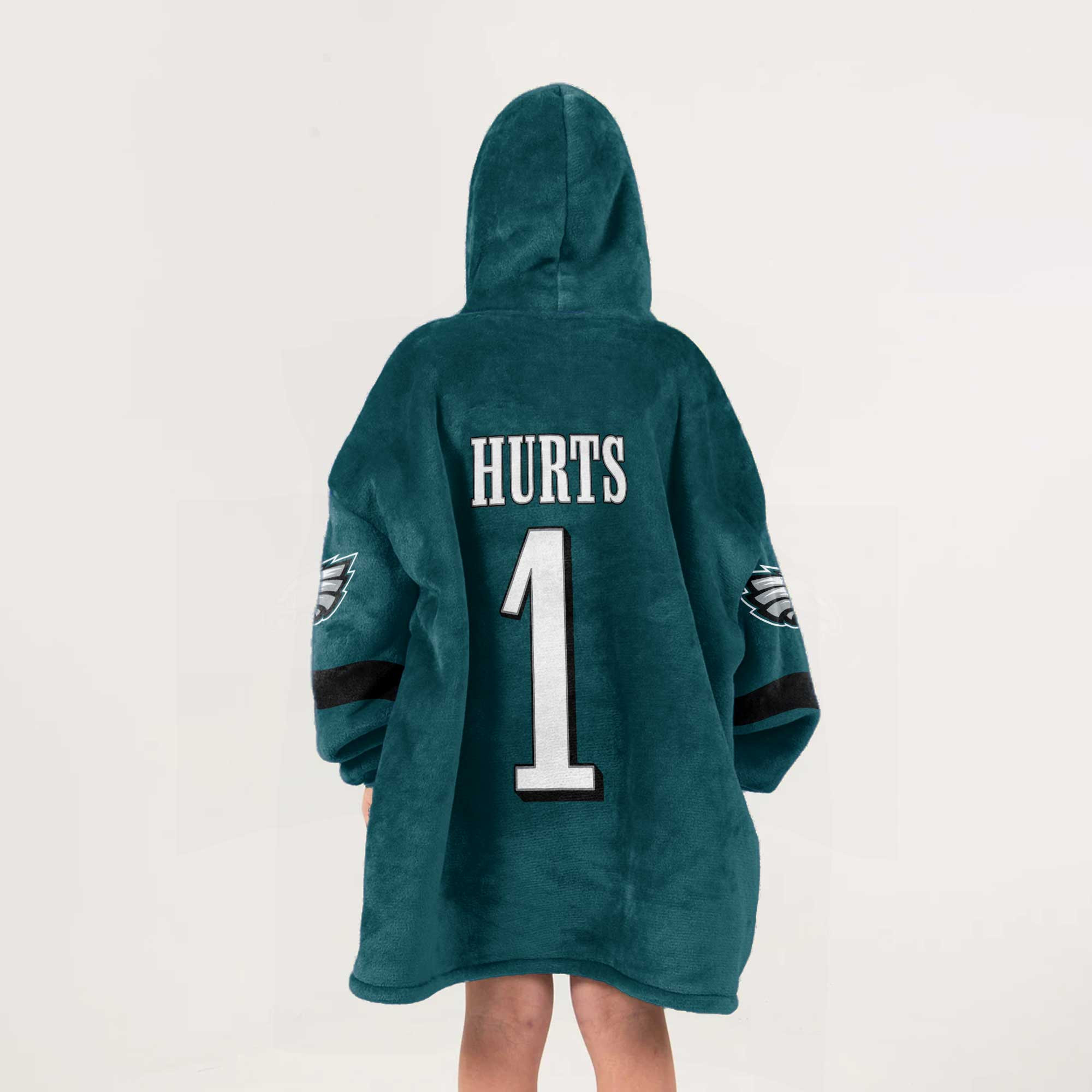 Adult 1 Philadelphia Football Unisex Blanket Hoodie