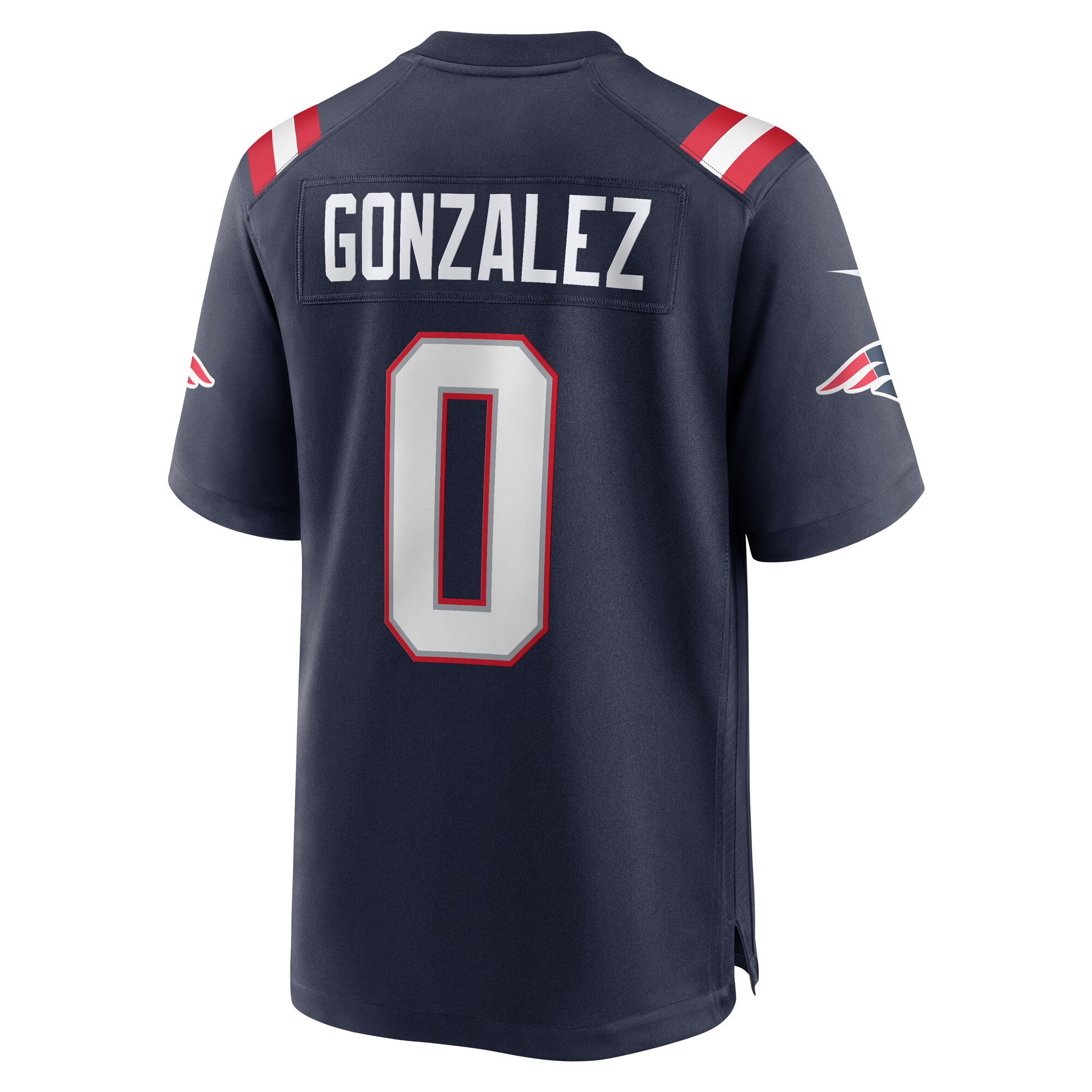 Christian Gonzalez New England Patriots Team Game Jersey -  Navy