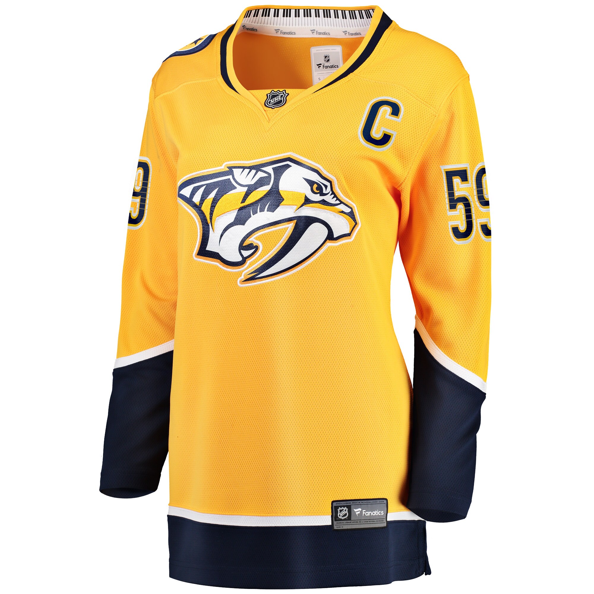Roman Josi Nashville Predators Women's Premier Breakaway Player Jersey - Gold