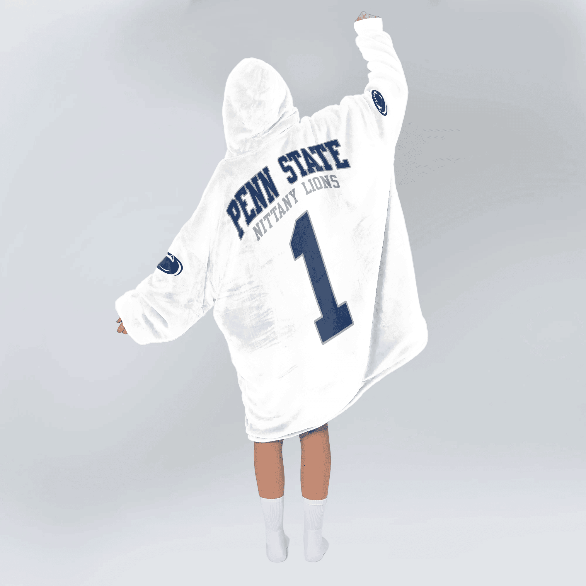 Adult 1 Penn State Football Unisex Blanket Hoodie