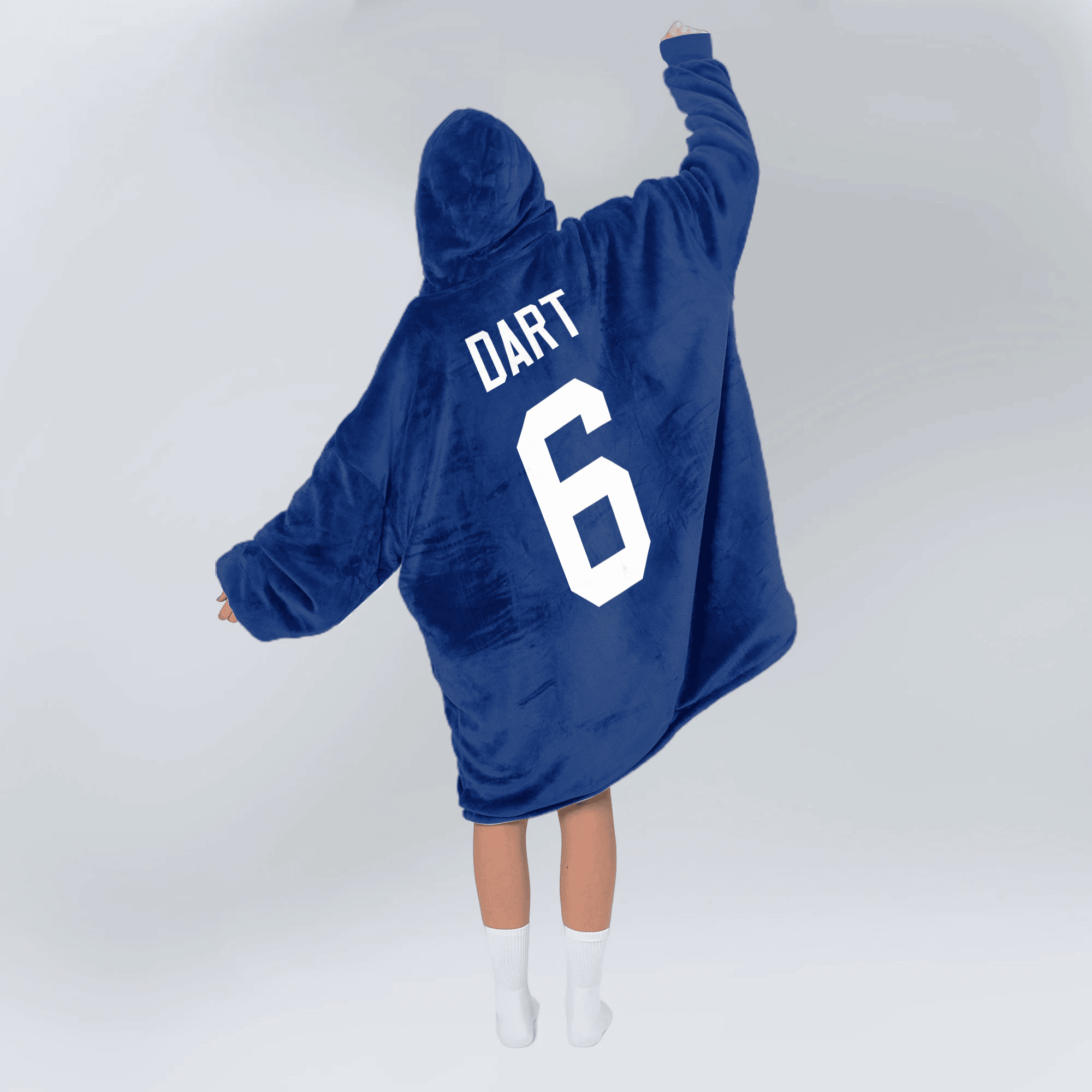 J.D 6 New York G Football Unisex Blanket Hoodie