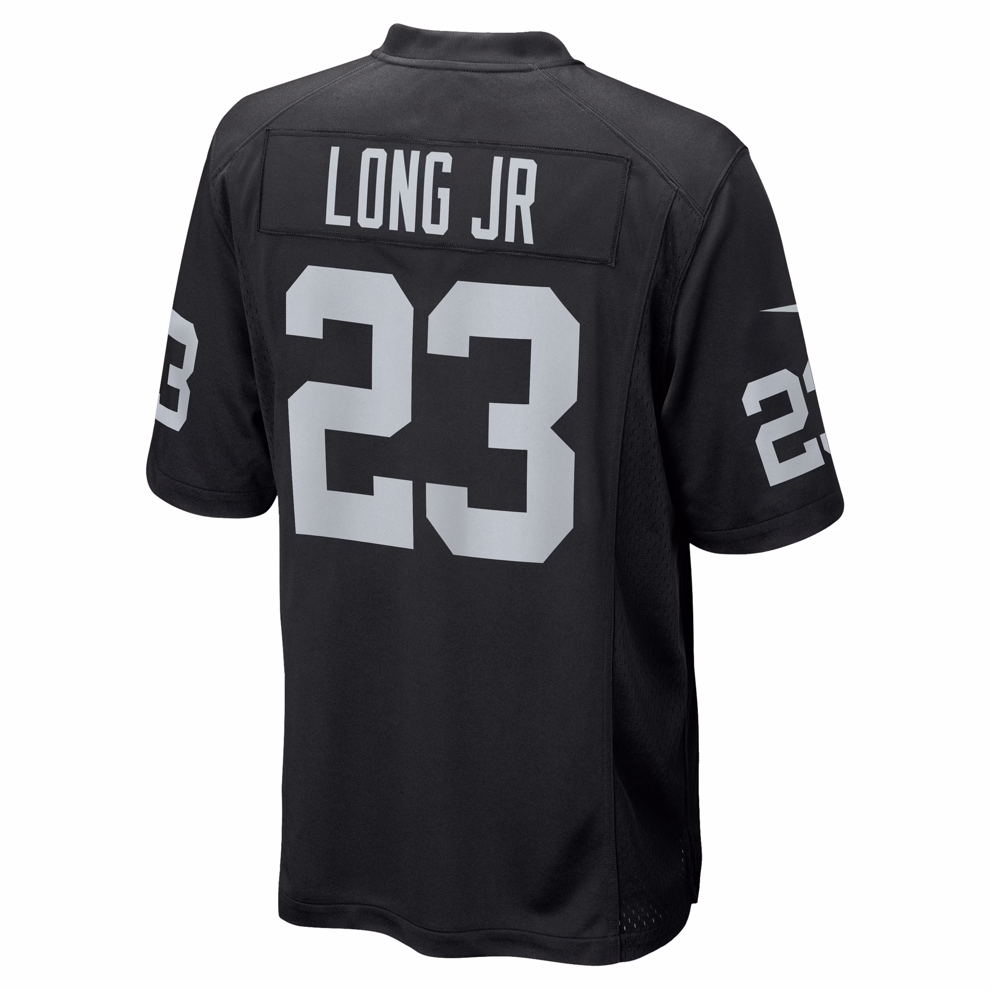 David Long Jr. Las Vegas Raiders Team Game Jersey -  Black
