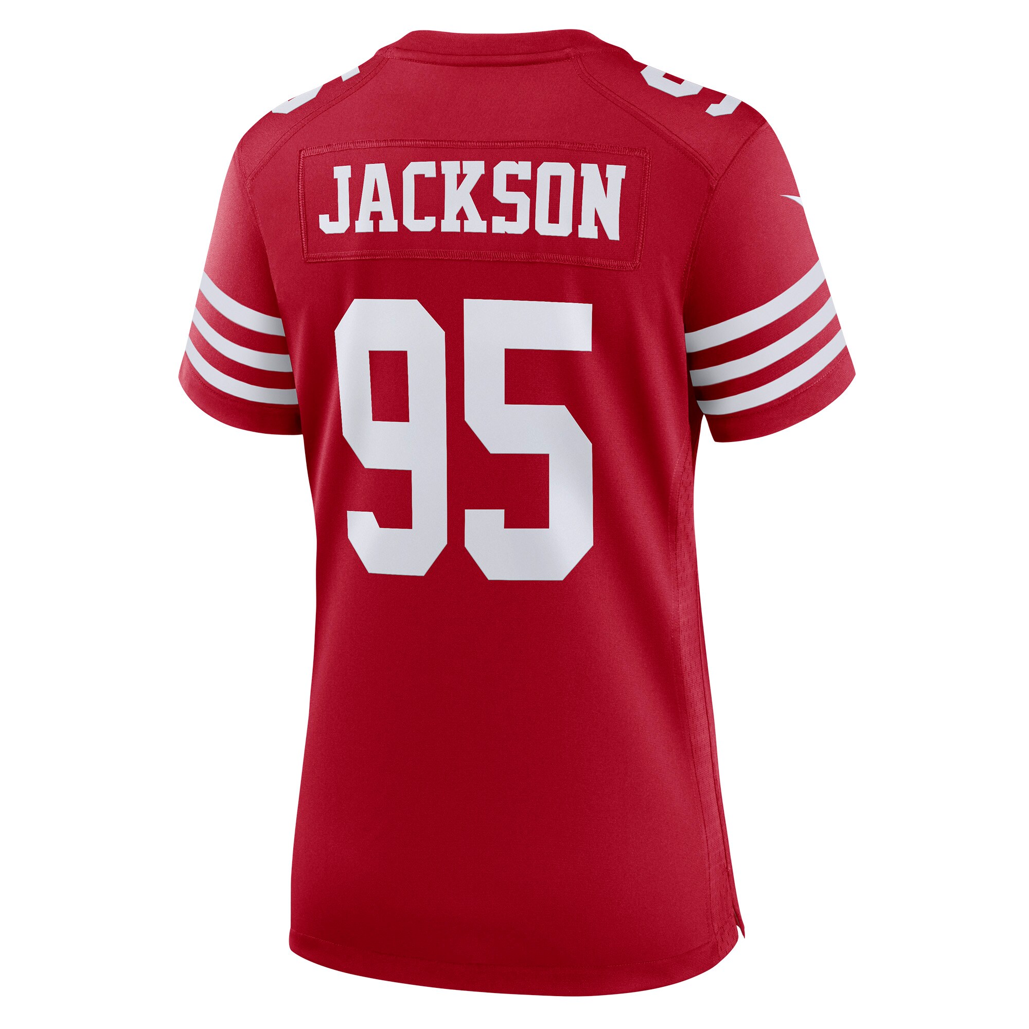 Drake Jackson San Francisco 49ers  Women's Game Player Jersey - Scarlet