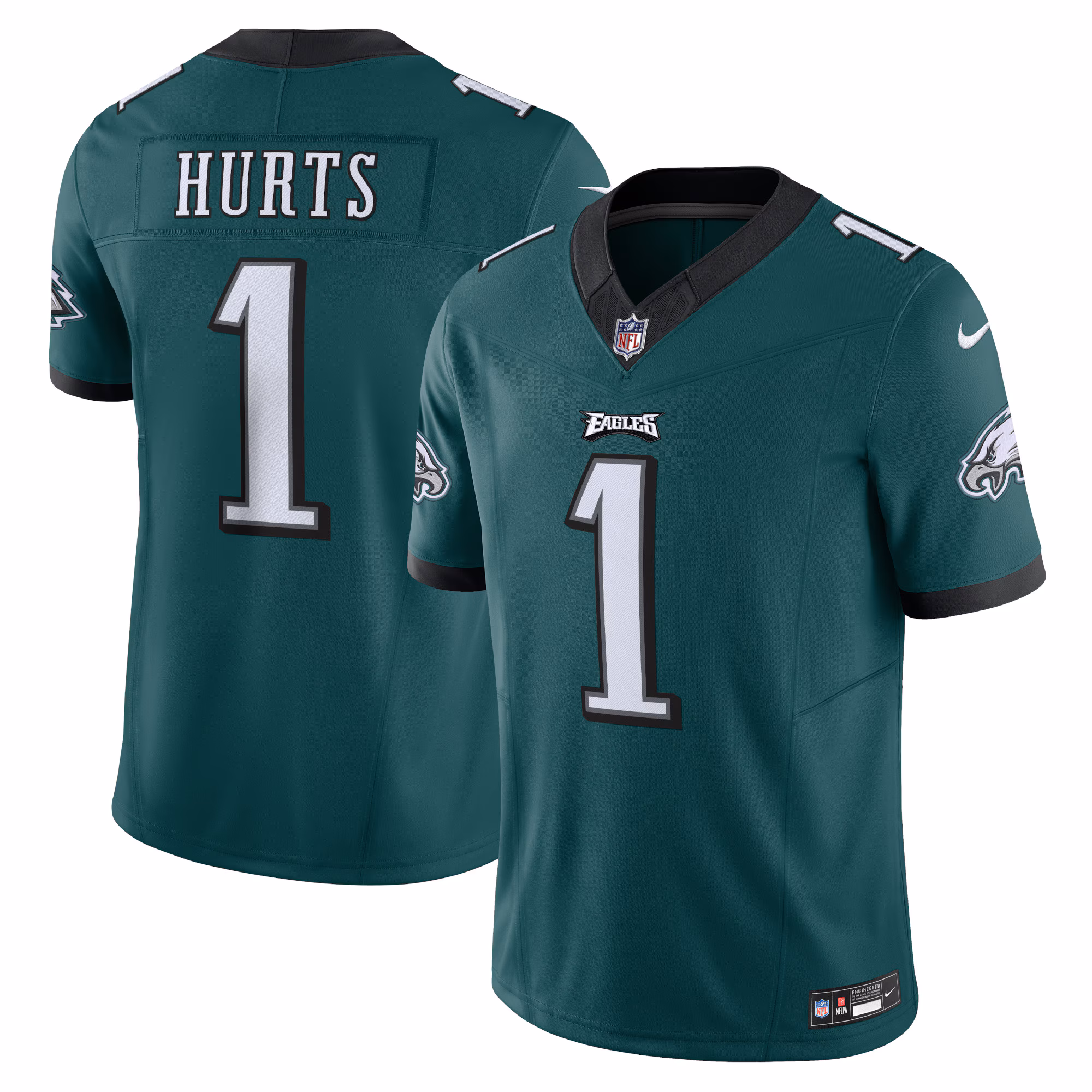 Jalen Hurts #1 Philadelphia Eagles Vapor F.U.S.E. Limited Jersey - White