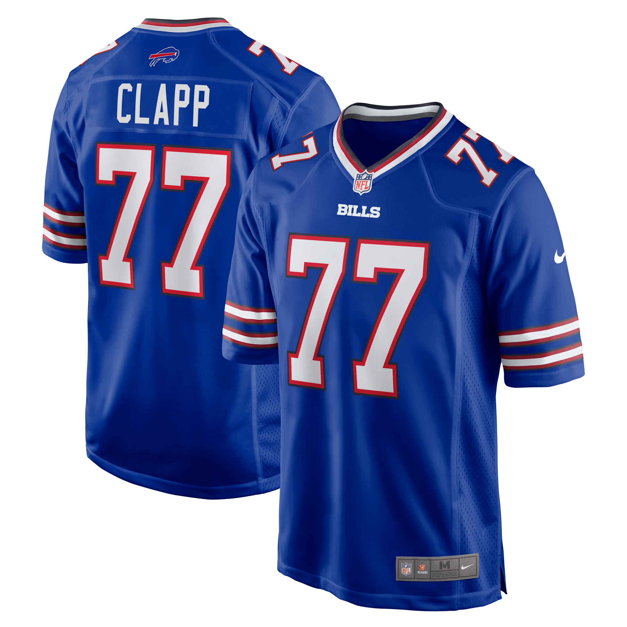 Will Clapp Buffalo Bills  Game Jersey -  Royal