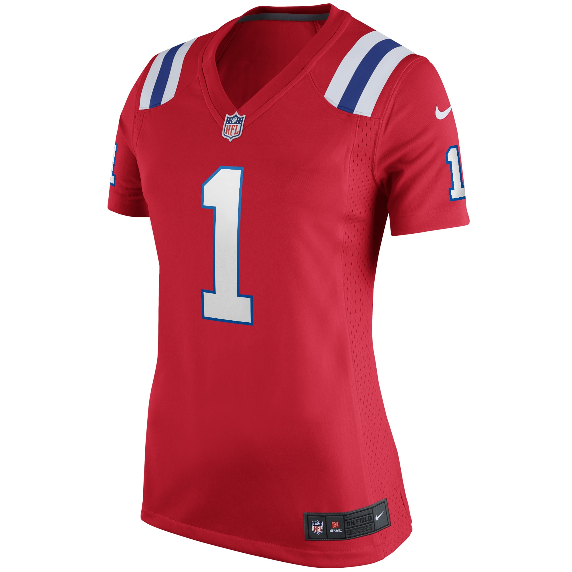 Cam Newton New England Patriots Women's Alternate Game Jersey - Red