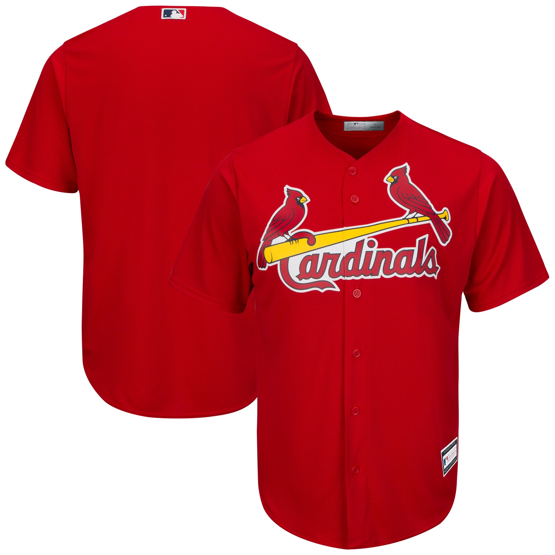 St.Louis Cardinals Big & Tall Replica Team Jersey - Red