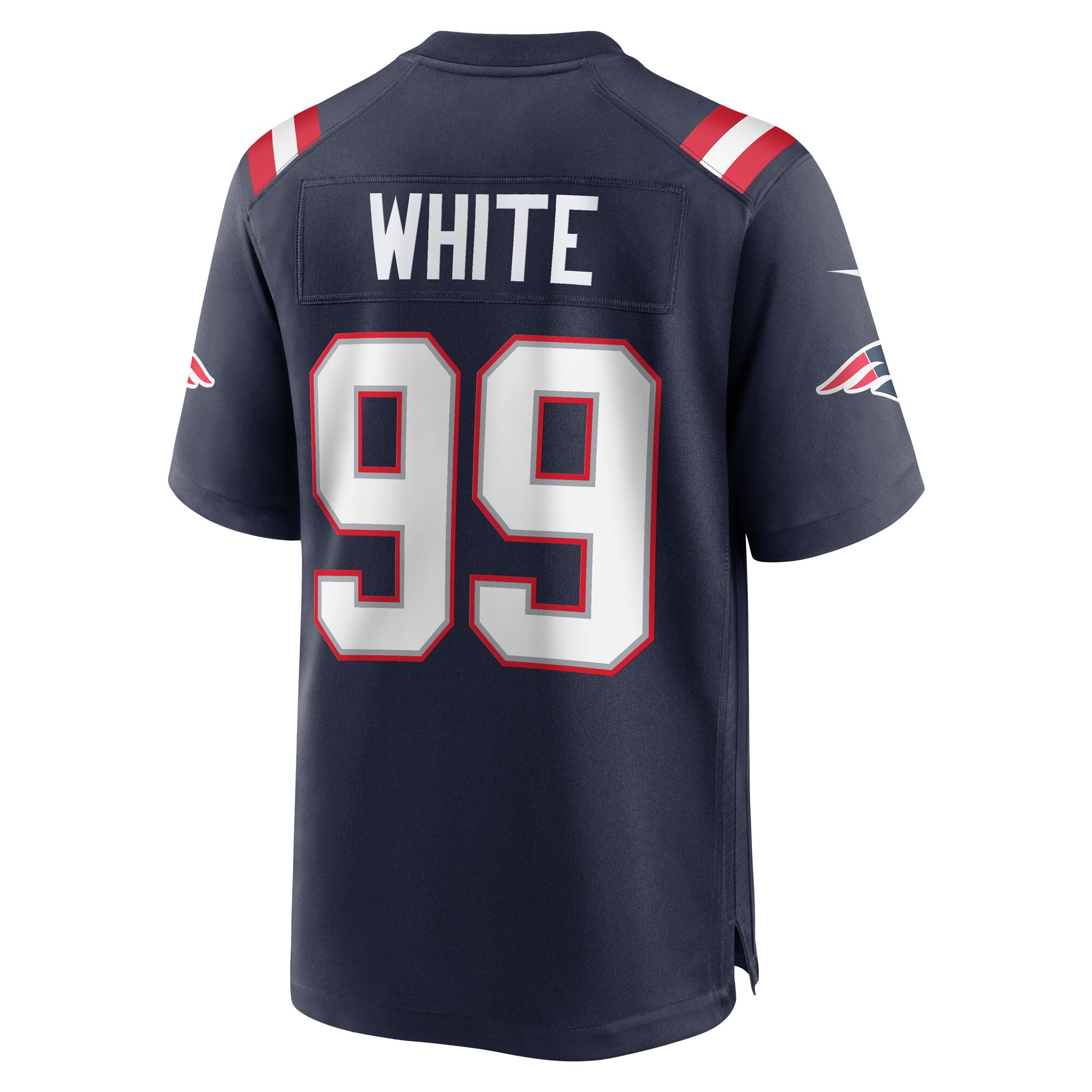 Keion White New England Patriots Alternate Team Game Jersey - Red