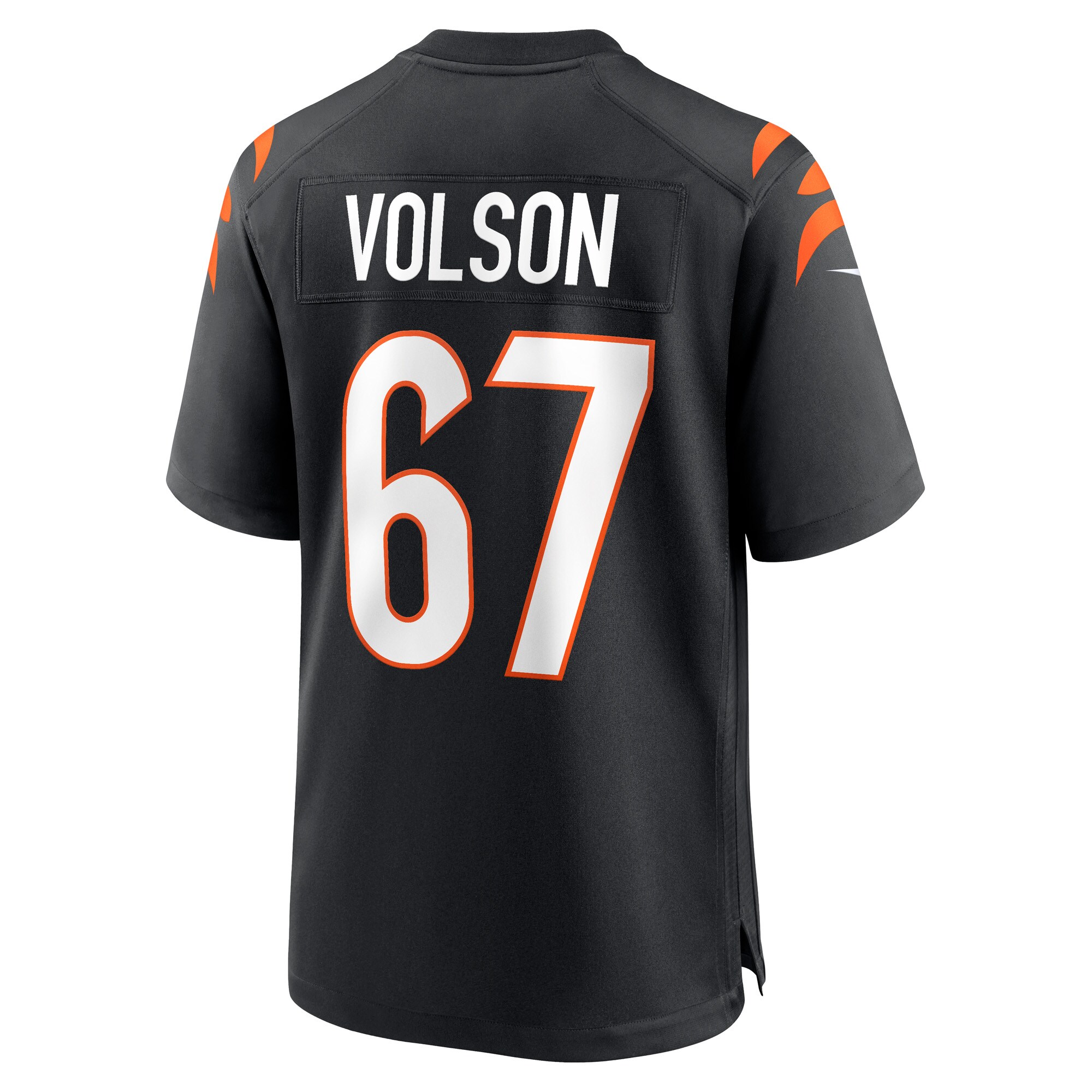 Cordell Volson Cincinnati Bengals Game Player Jersey - Black