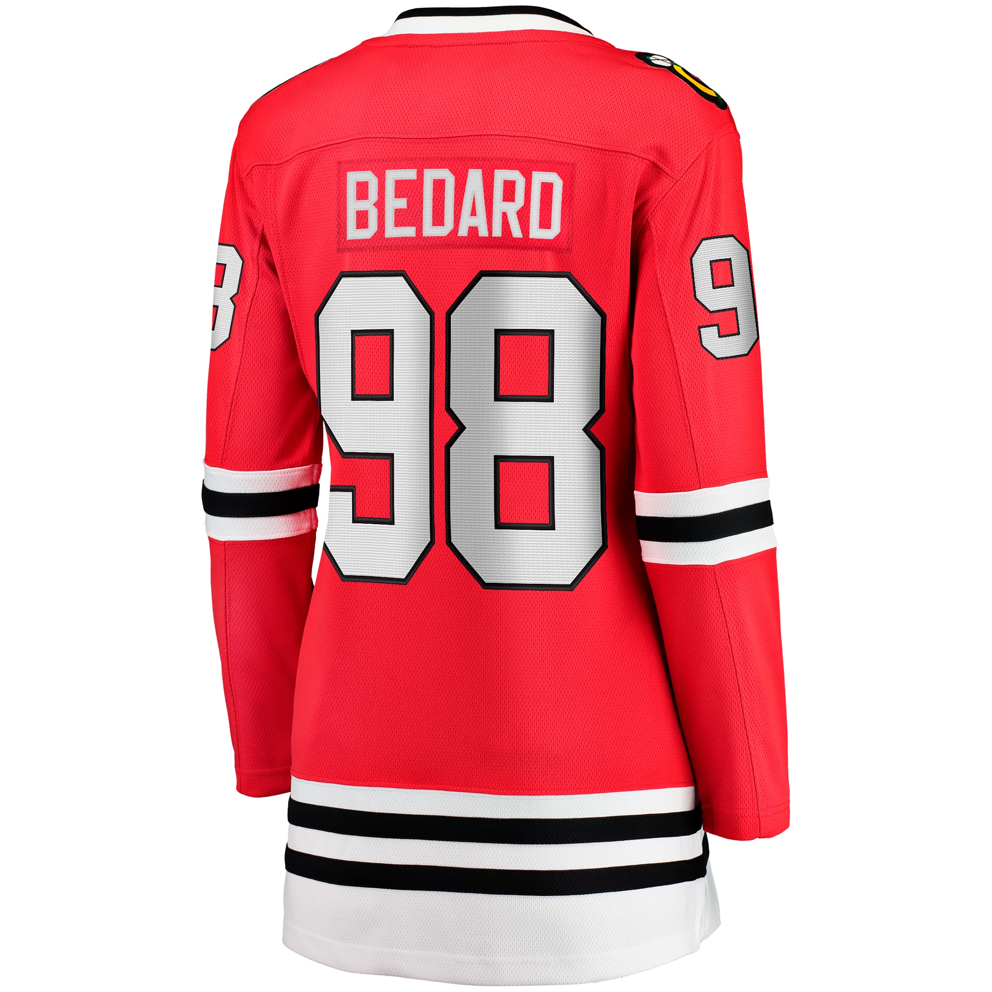 Connor Bedard Chicago Blackhawks Women's 2023 NHL Draft Home Breakaway Player Jersey - Red