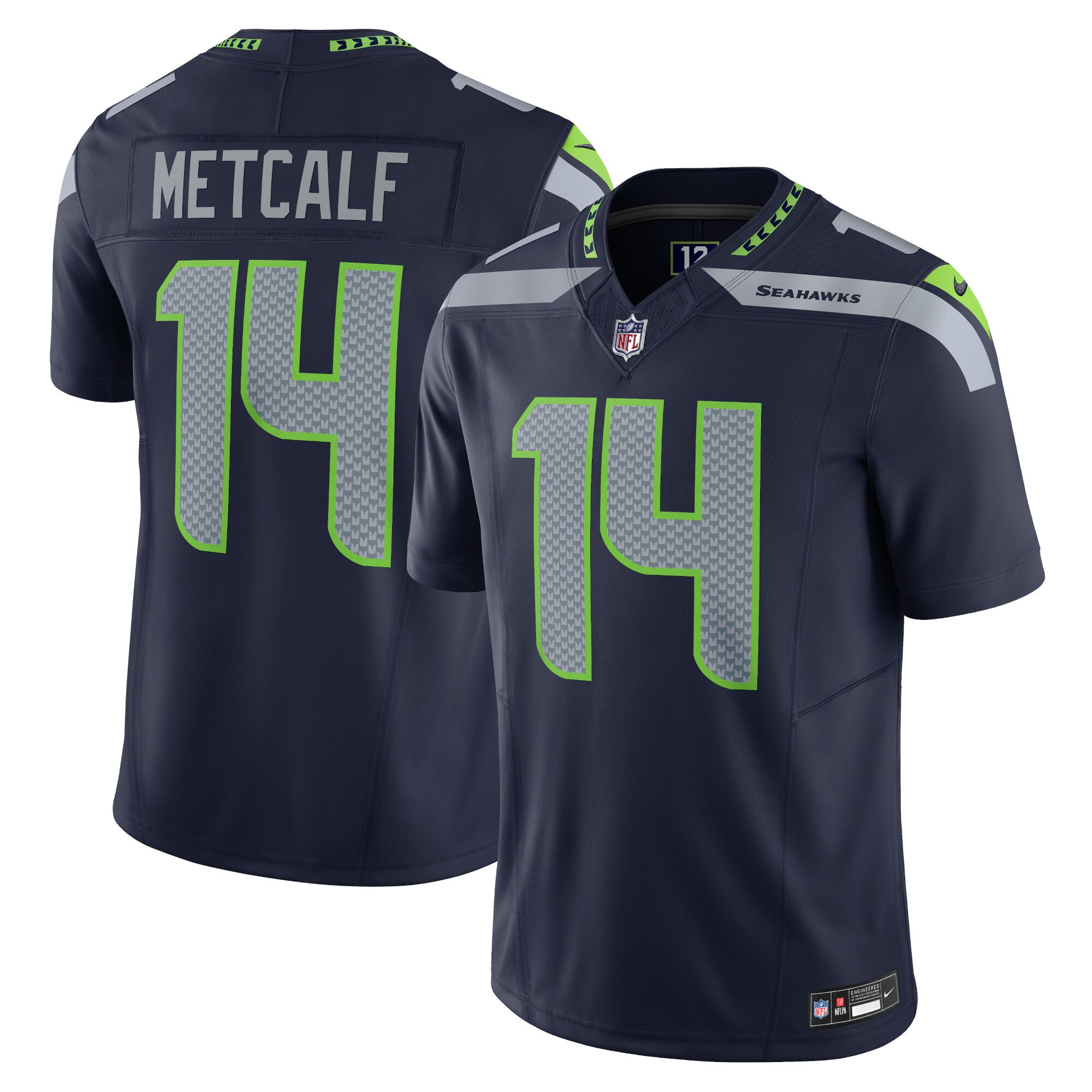 DK Metcalf Seattle Seahawks  Vapor F.U.S.E. Limited Jersey - College Navy