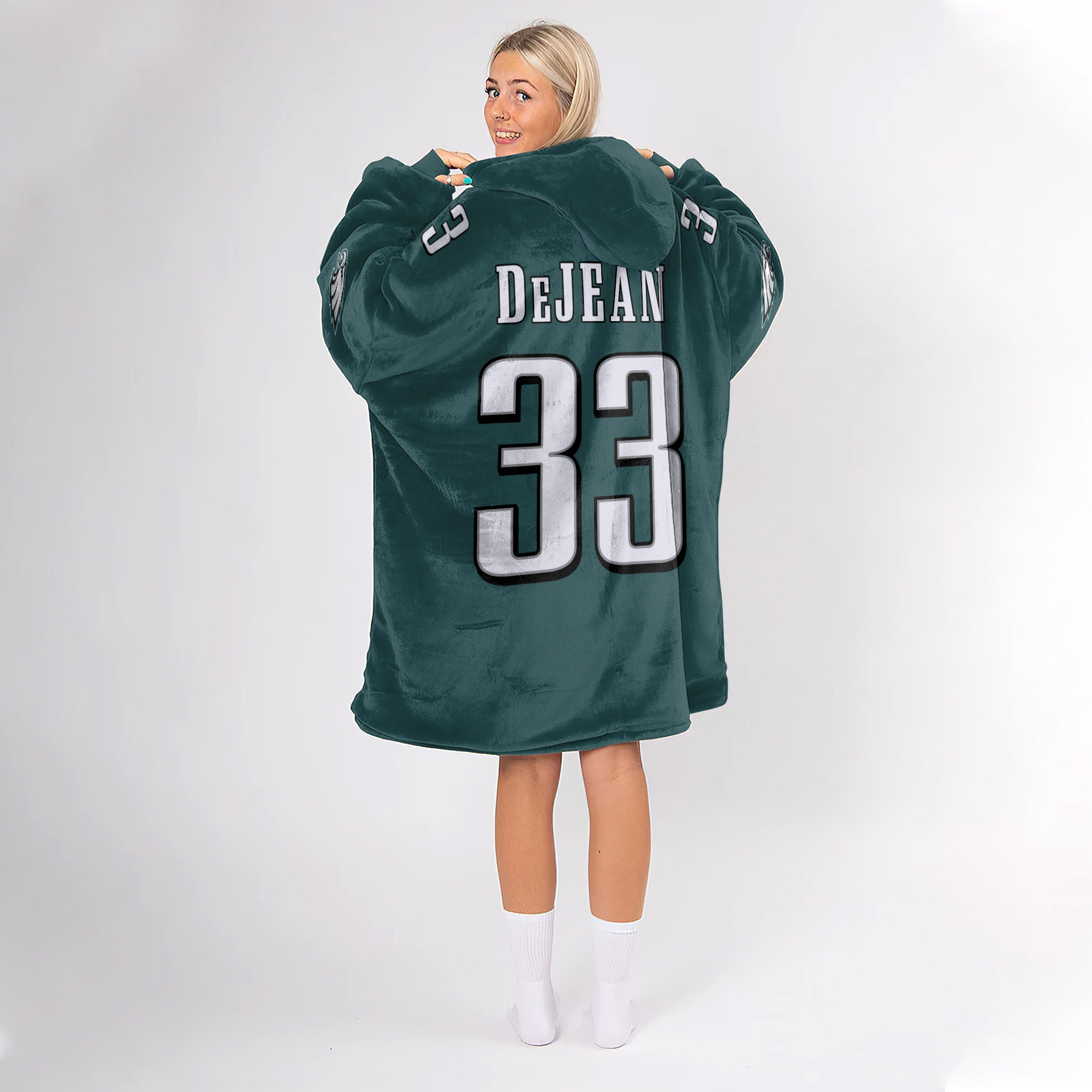 Adult 33 Philadelphia Football Unisex Blanket Hoodie