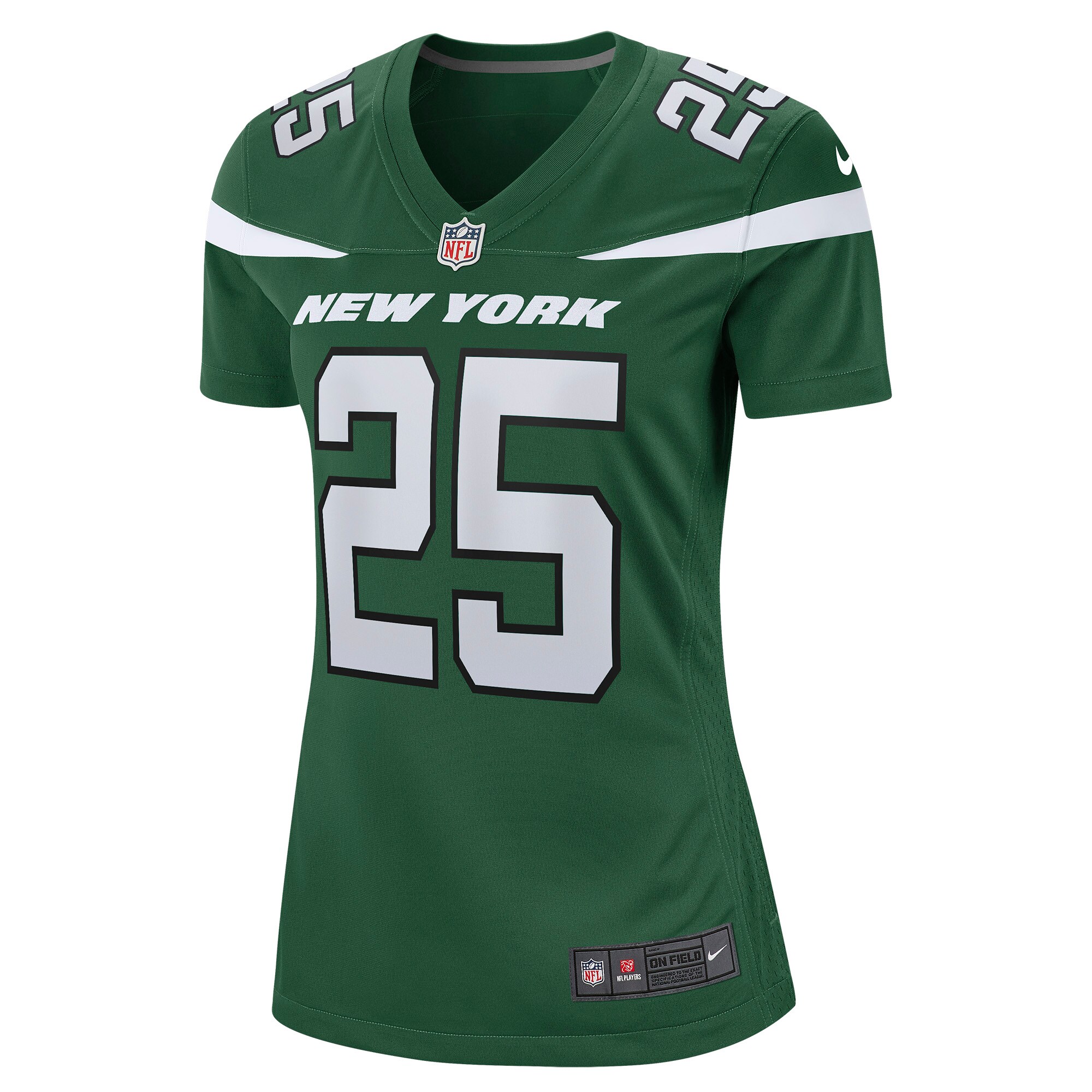 Ty Johnson New York Jets  Women's Game Jersey - Gotham Green