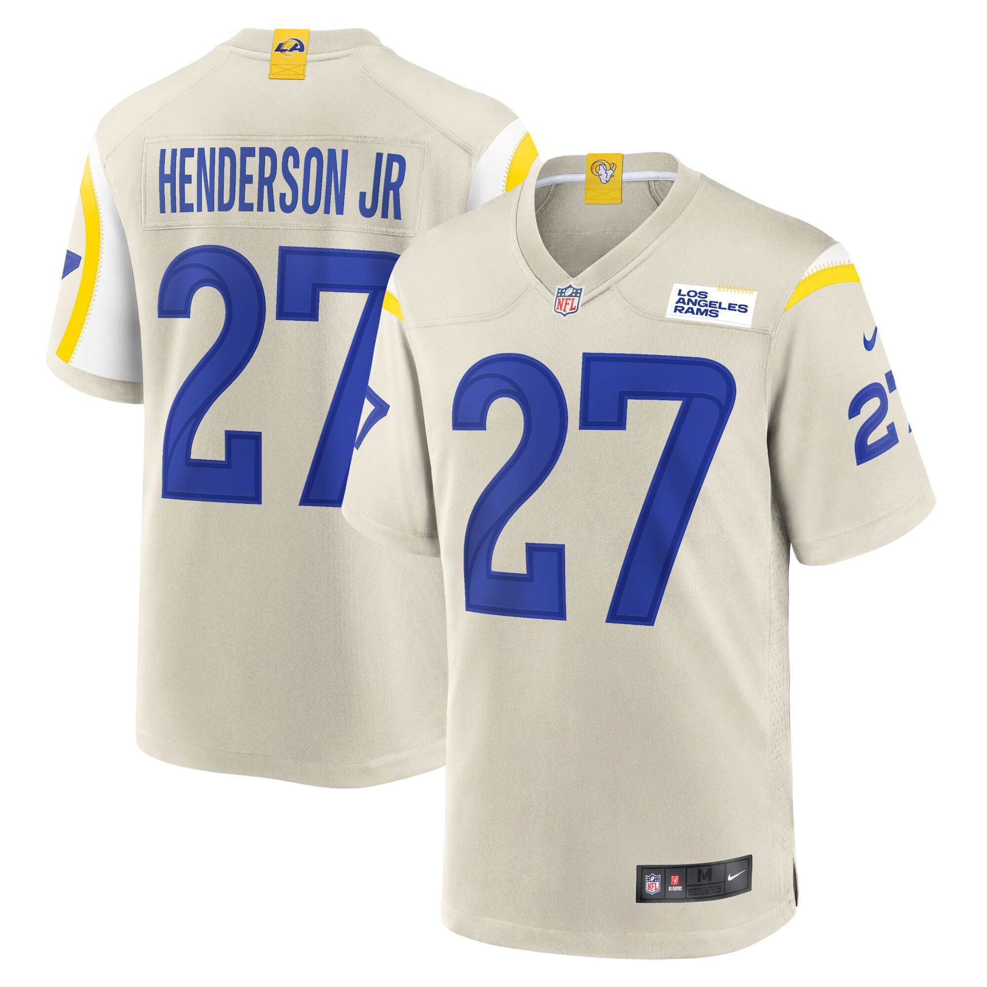Darrell Henderson Jr. Los Angeles Rams  Player Game Jersey - Bone
