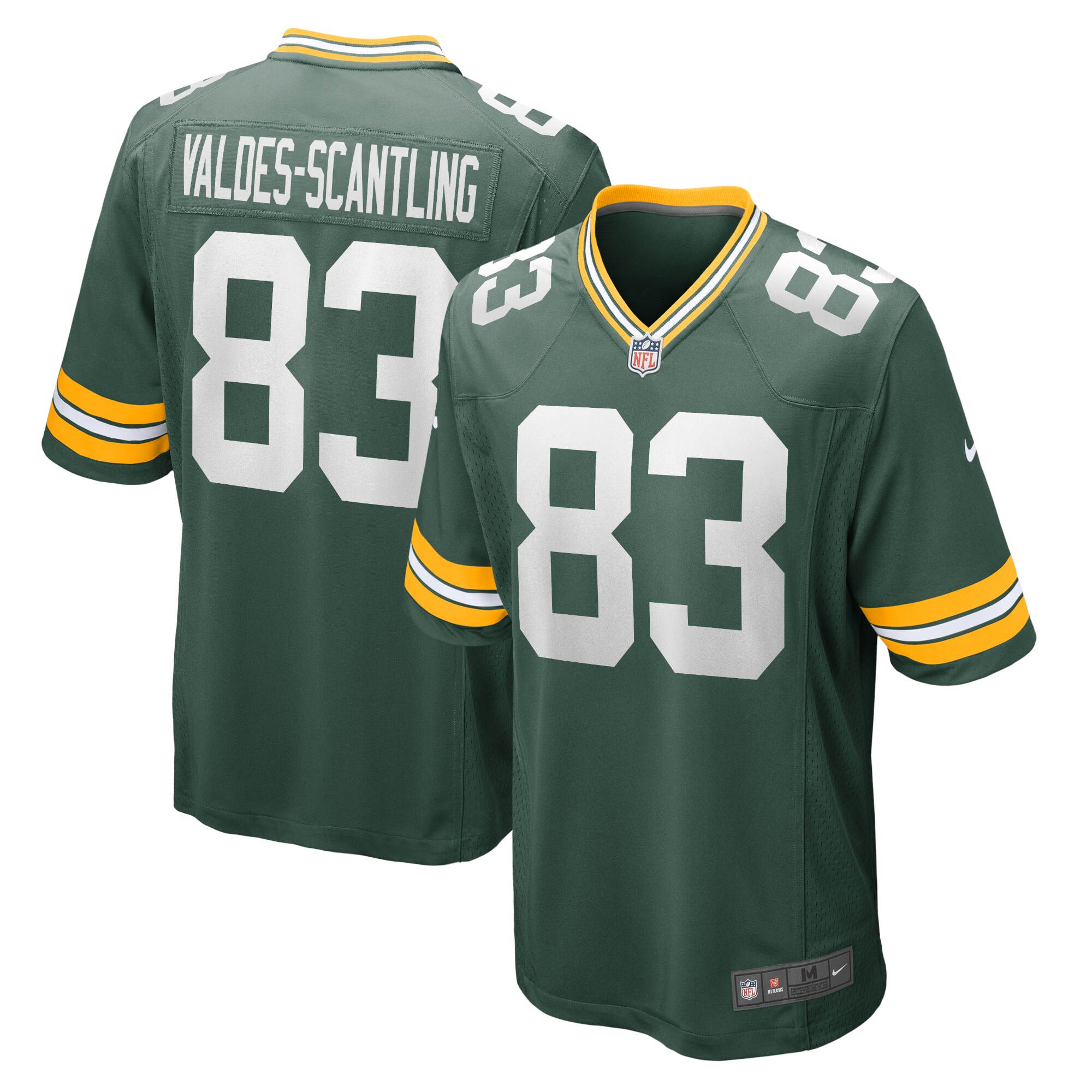 Marquez Valdes-Scantling Green Bay Packers  Game Team Jersey - Green