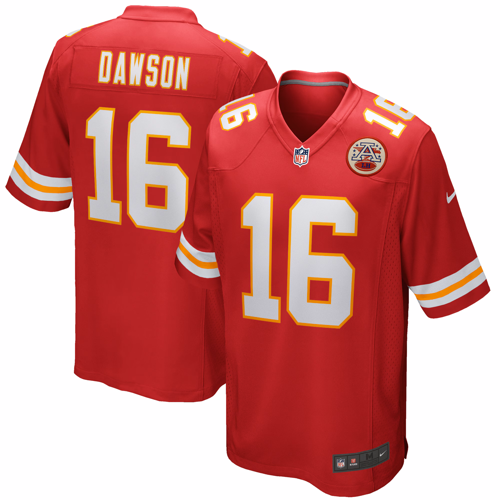 Len Dawson Kansas City Chiefs Game Retired Player Jersey - Red