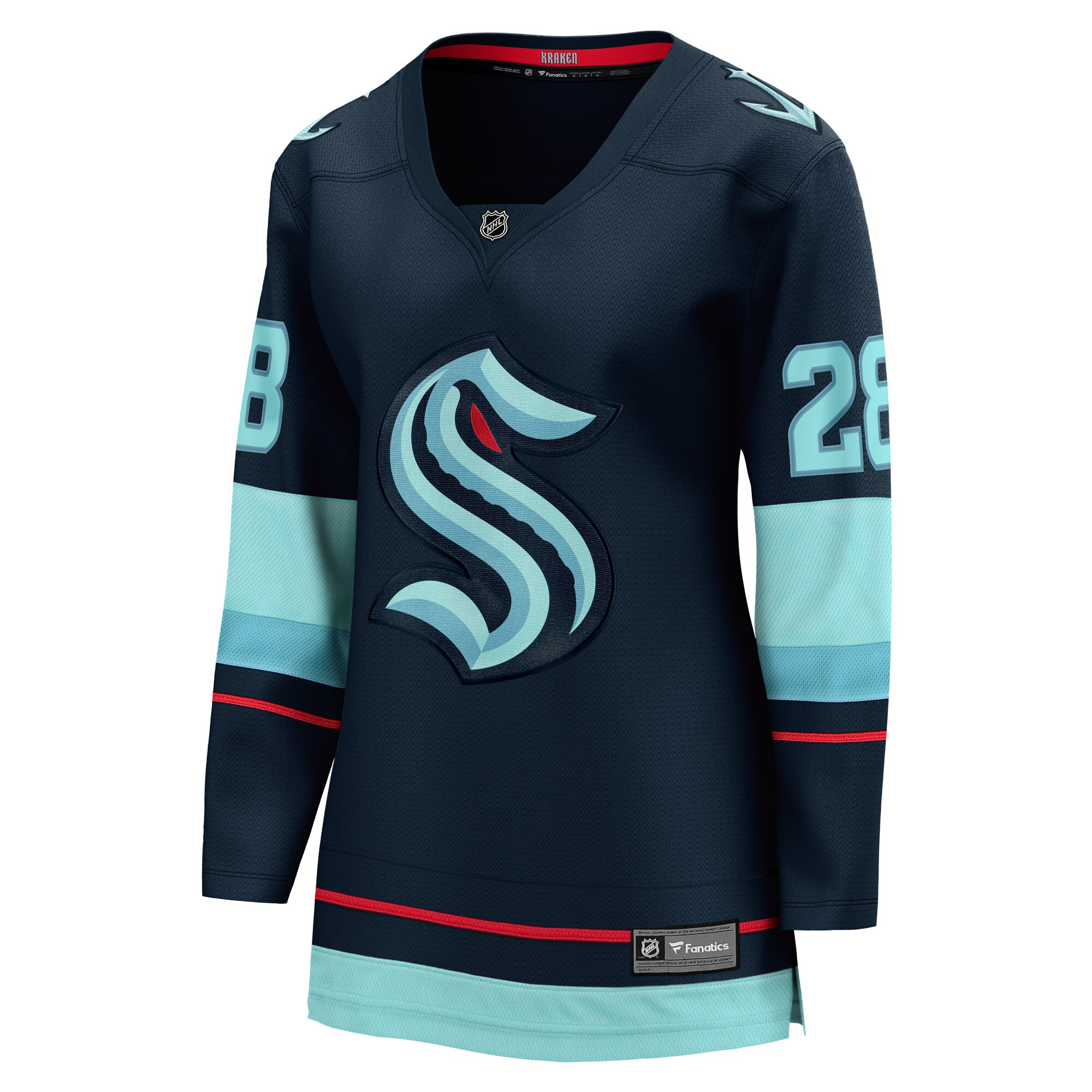 Carson Soucy Seattle Kraken Women's Home Breakaway Player Jersey - Deep Sea Blue