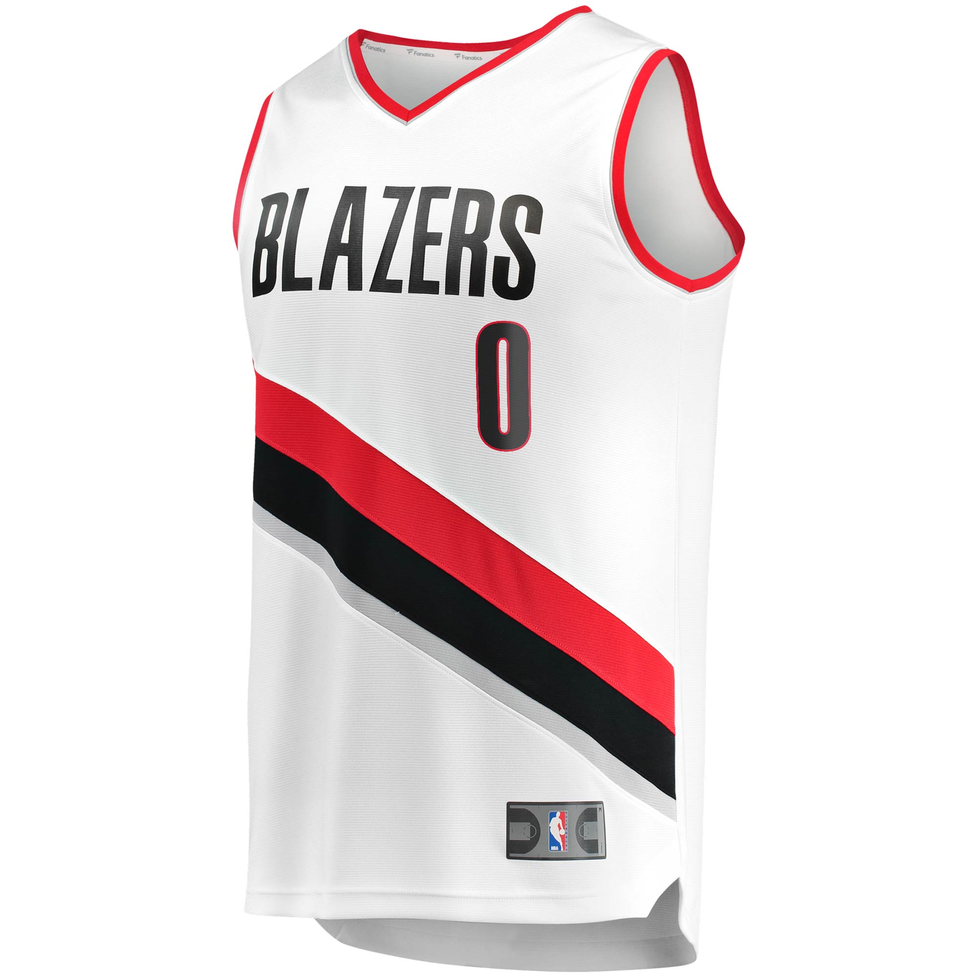 Damian Lillard Portland Trail Blazers  2020/21 Fast Break Replica Jersey - Association Edition - White