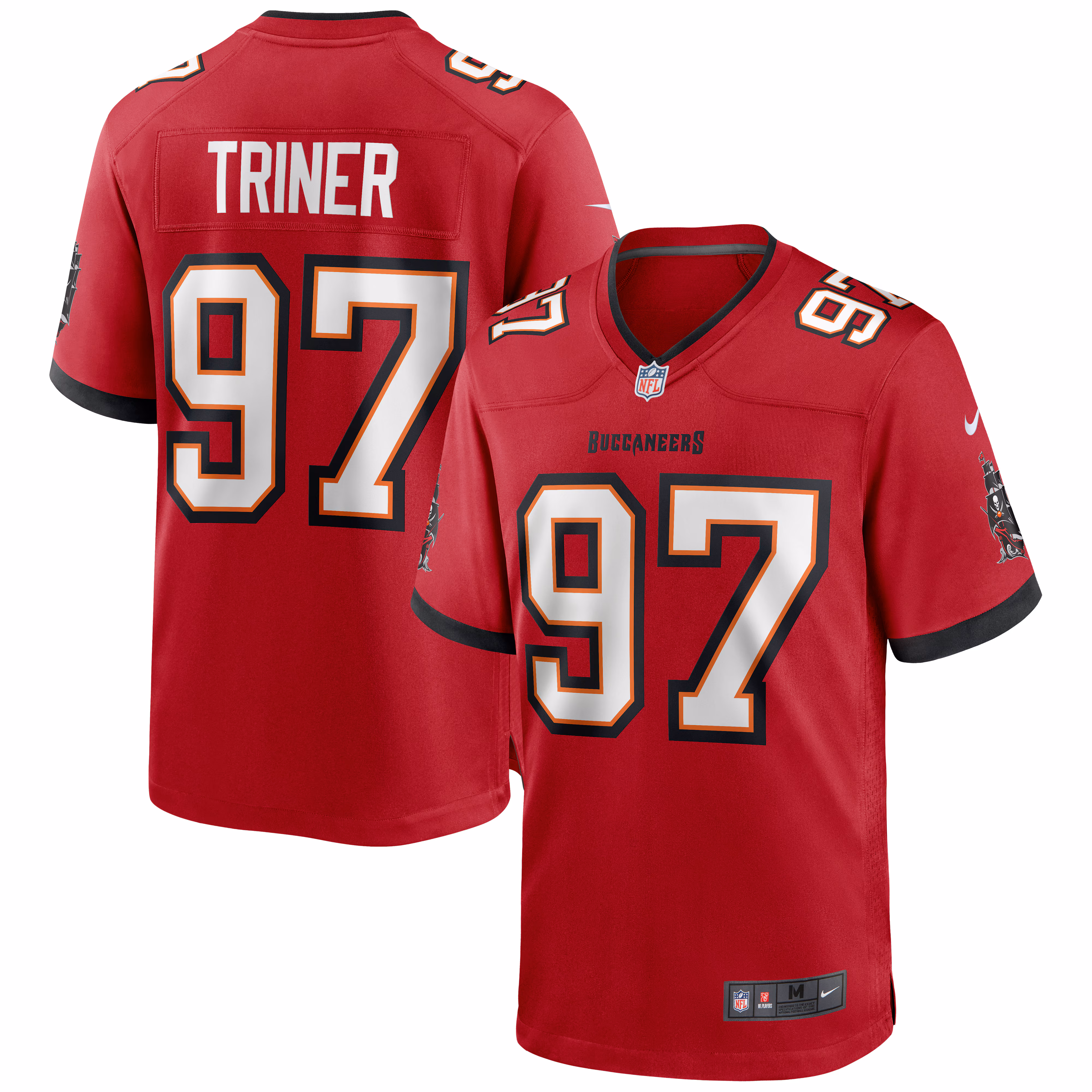 Zach Triner Tampa Bay Buccaneers Game Jersey - Red