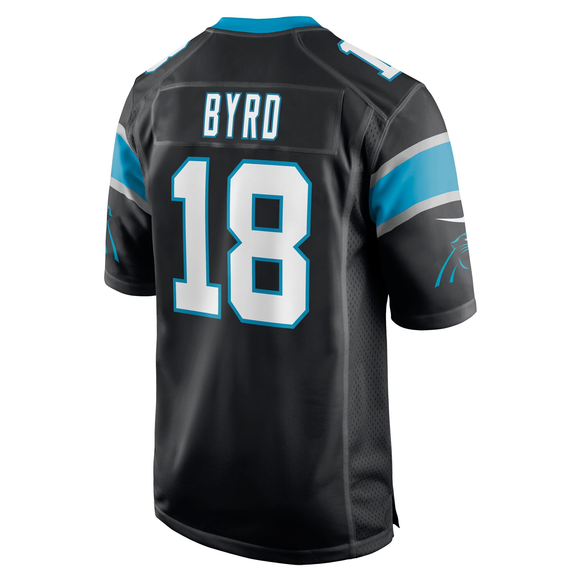 Damiere Byrd Carolina Panthers Game Player Jersey - Black