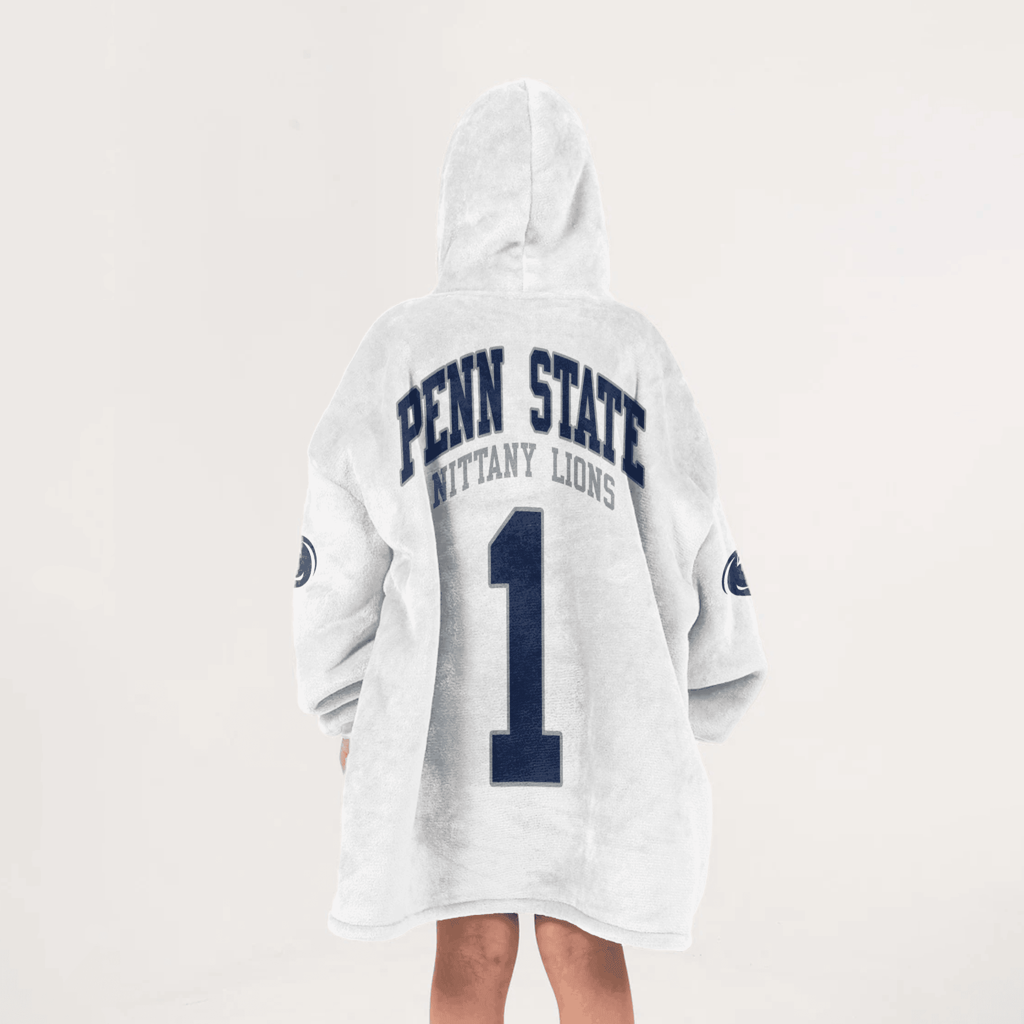 Kid 1 Penn State Football Unisex Blanket Hoodie