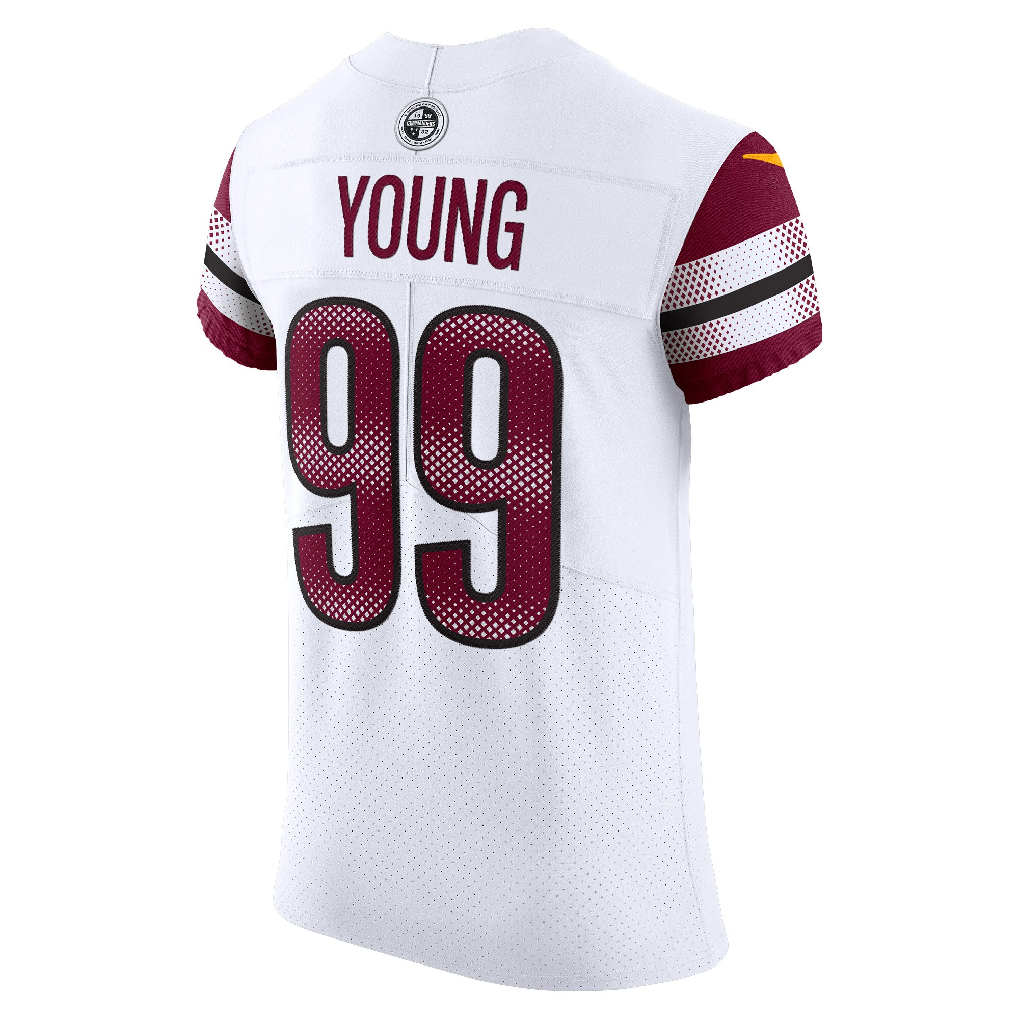 Chase Young Washington Commanders  Vapor Elite Jersey - White