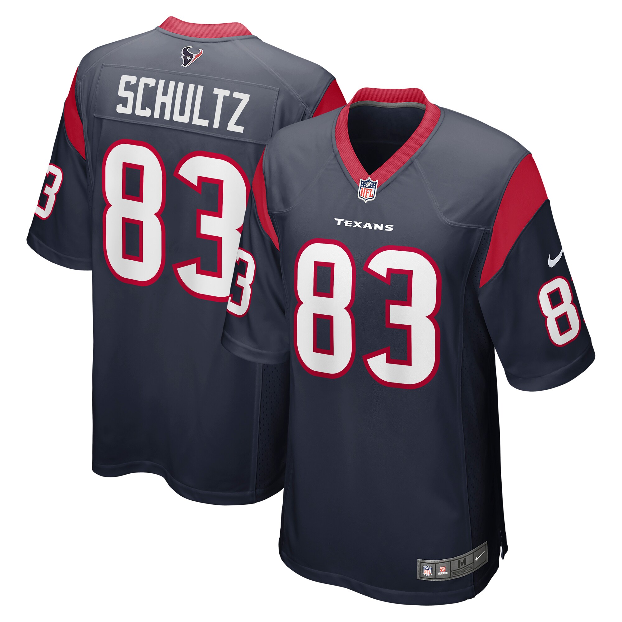 Dalton Schultz Houston Texans  Team Game Jersey - Navy