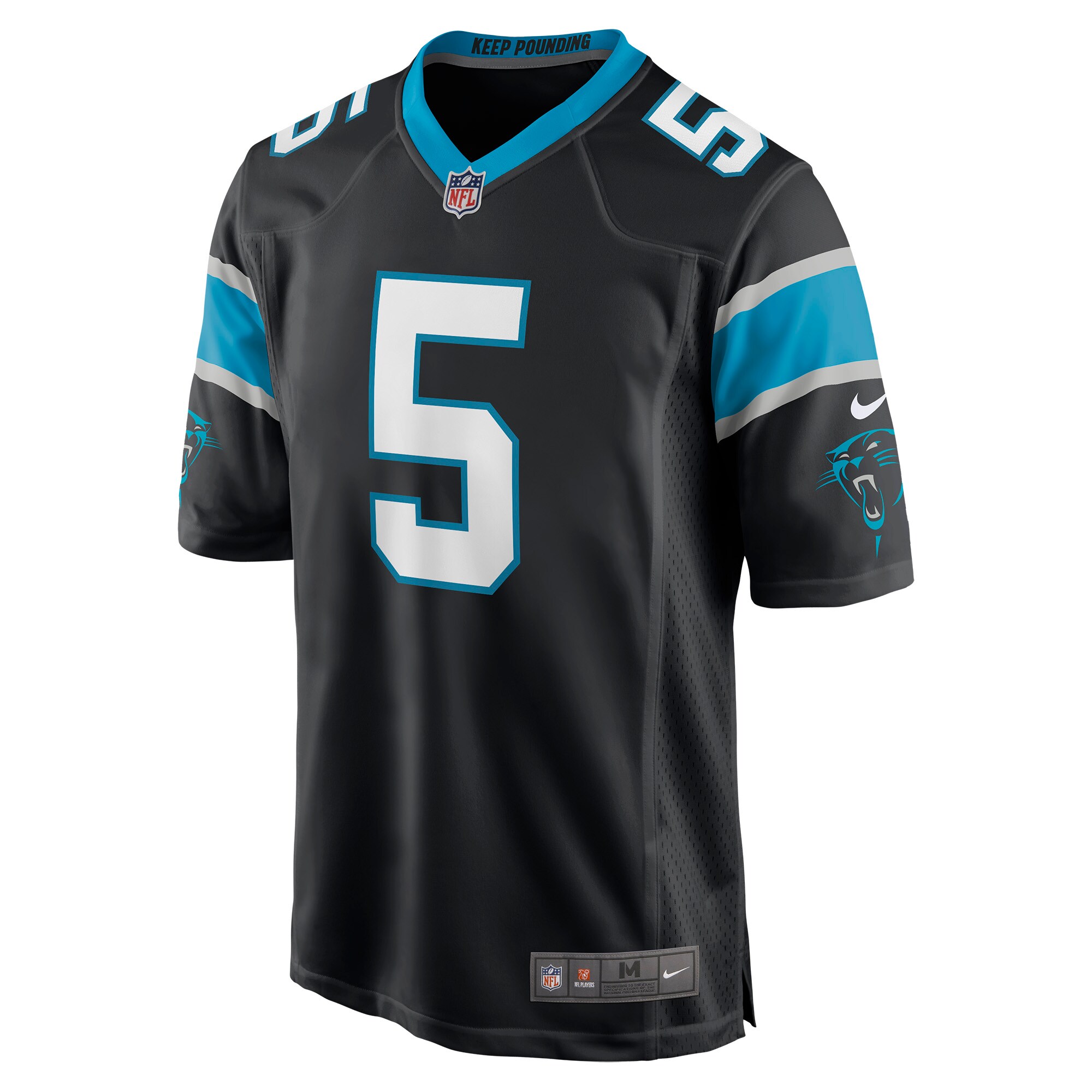 Zane Gonzalez Carolina Panthers  Game Jersey - Black