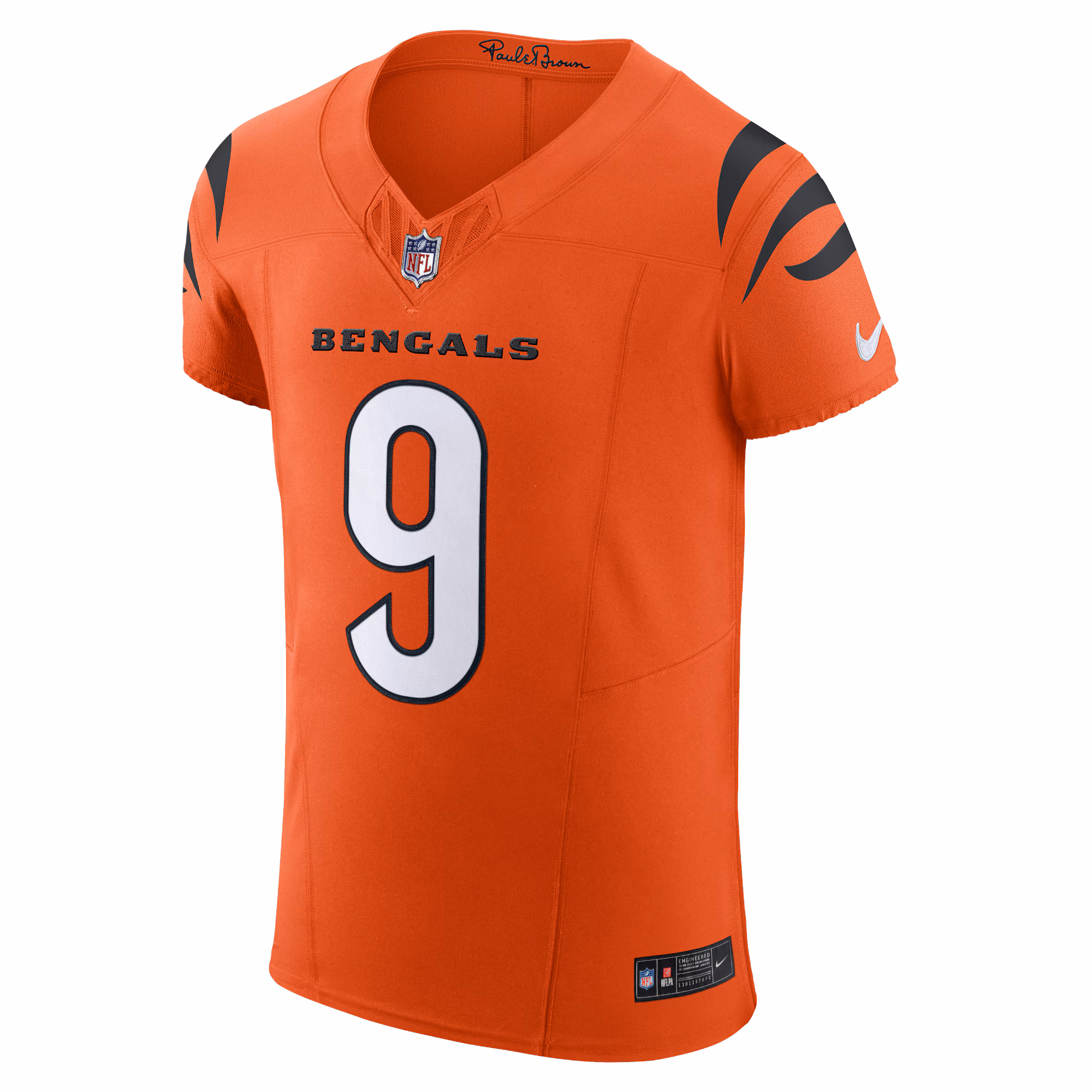 Joe Burrow Cincinnati Bengals Vapor F.U.S.E. Elite Jersey - Orange