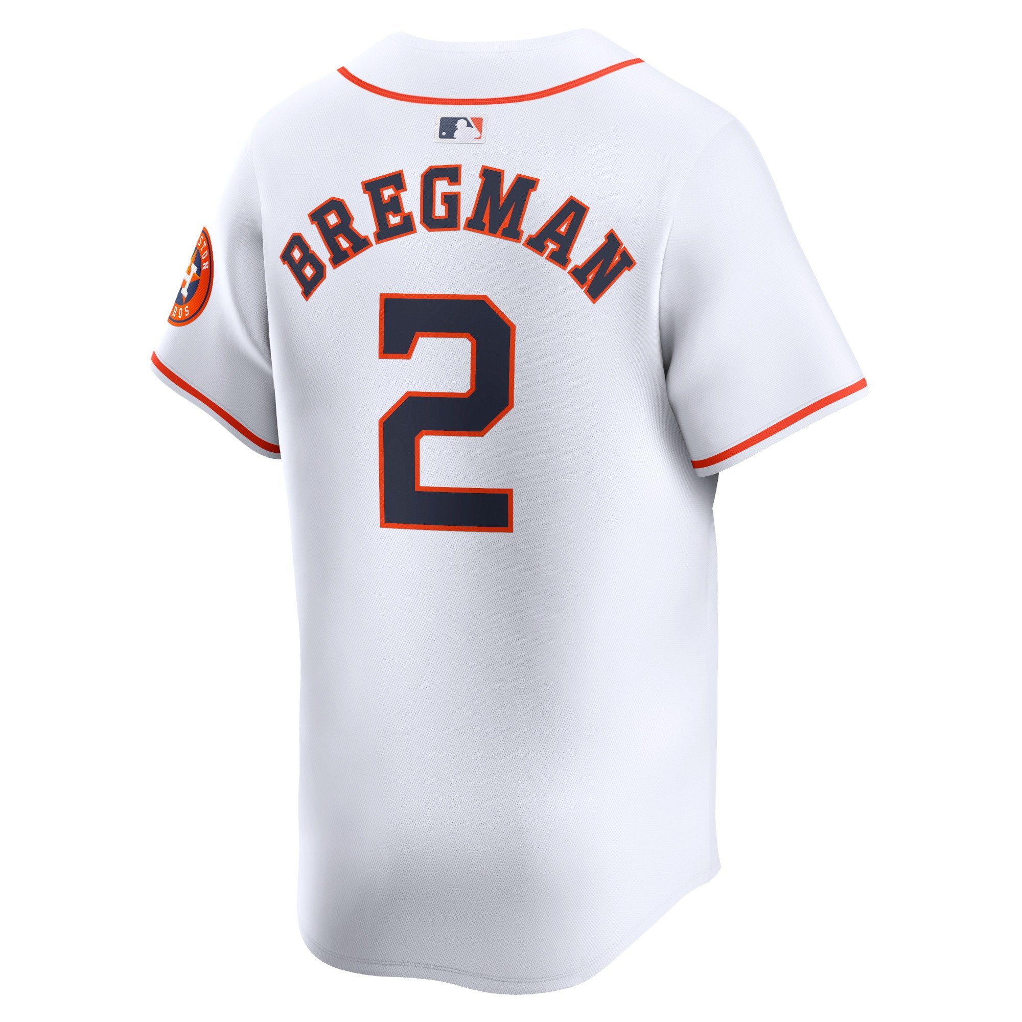 Men's Houston Astros Alex Bregman  White Home Limited Player Jersey