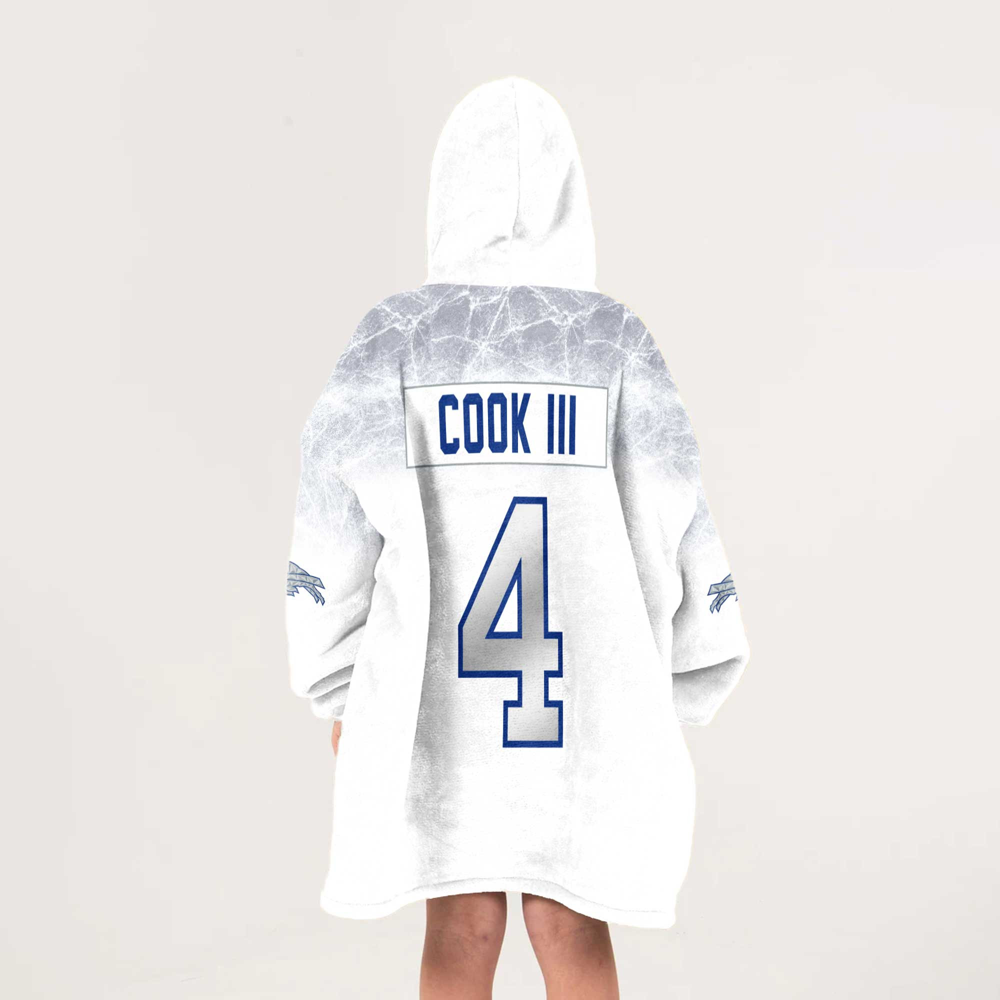 J.C 4 Buffalo Football Unisex Blanket Hoodie