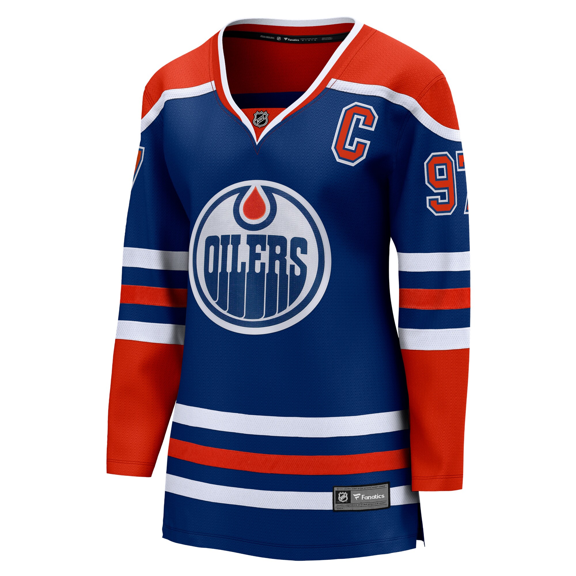 Connor McDavid Edmonton Oilers Women's Home Premier Breakaway Player Jersey - Royal