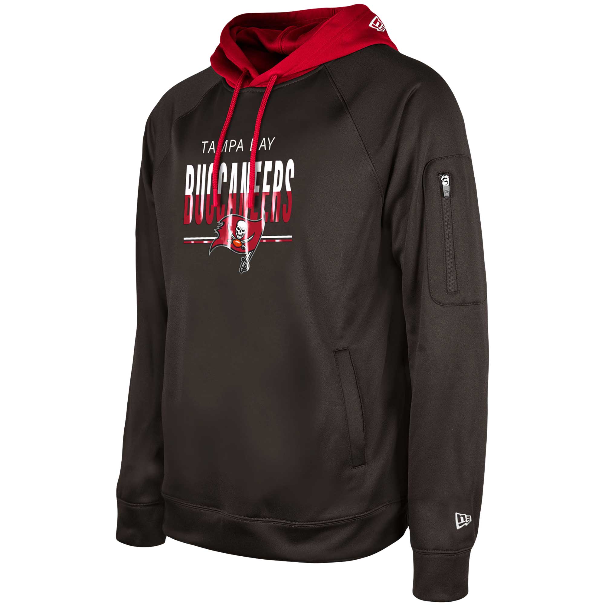 Tampa Bay Buccaneers  2023  Training Camp Raglan Pullover Hoodie - Pewter